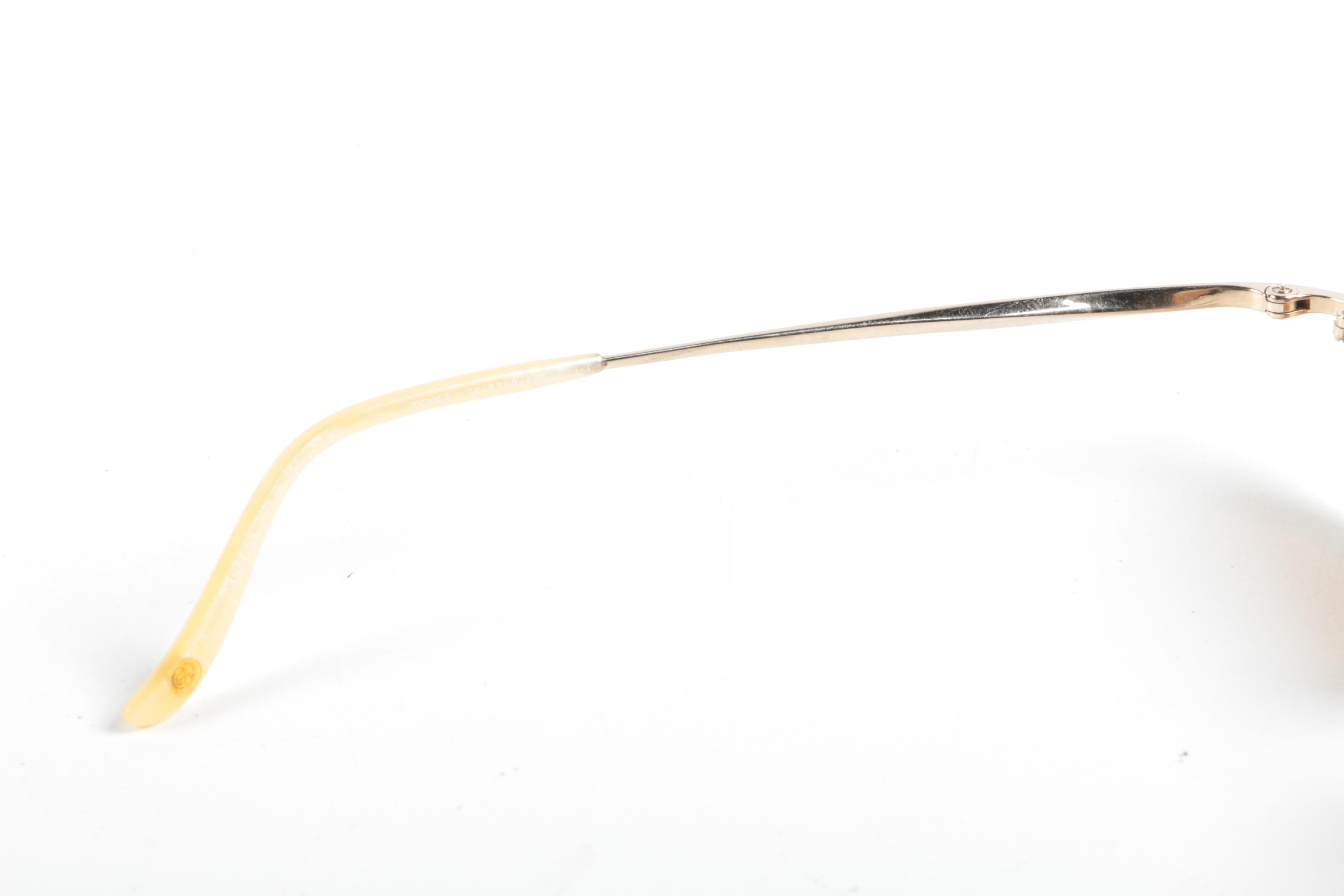 Toki Japanese Made TK 8380 Cream-Colored Sunglasses