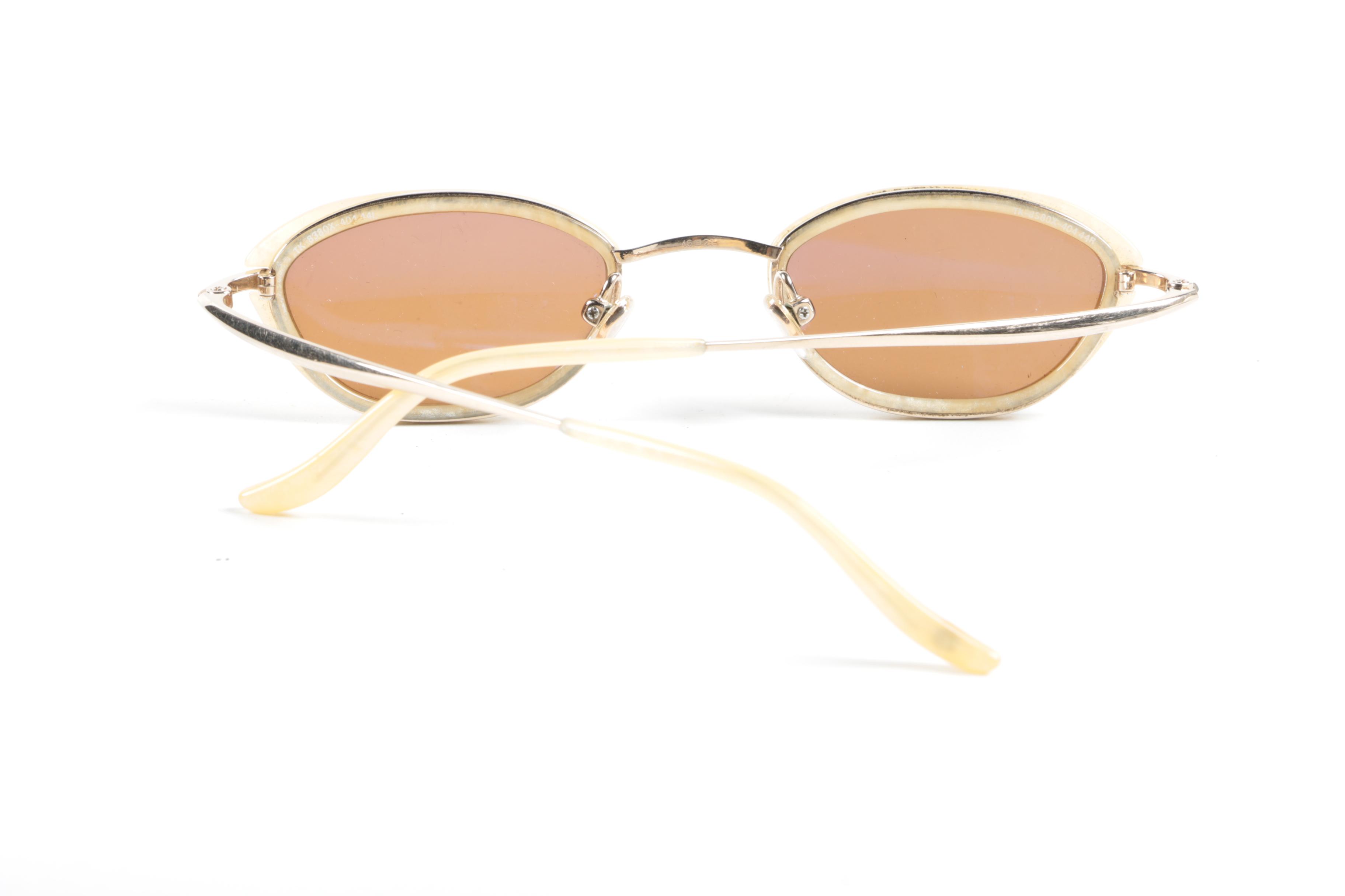 Toki Japanese Made TK 8380 Cream-Colored Sunglasses