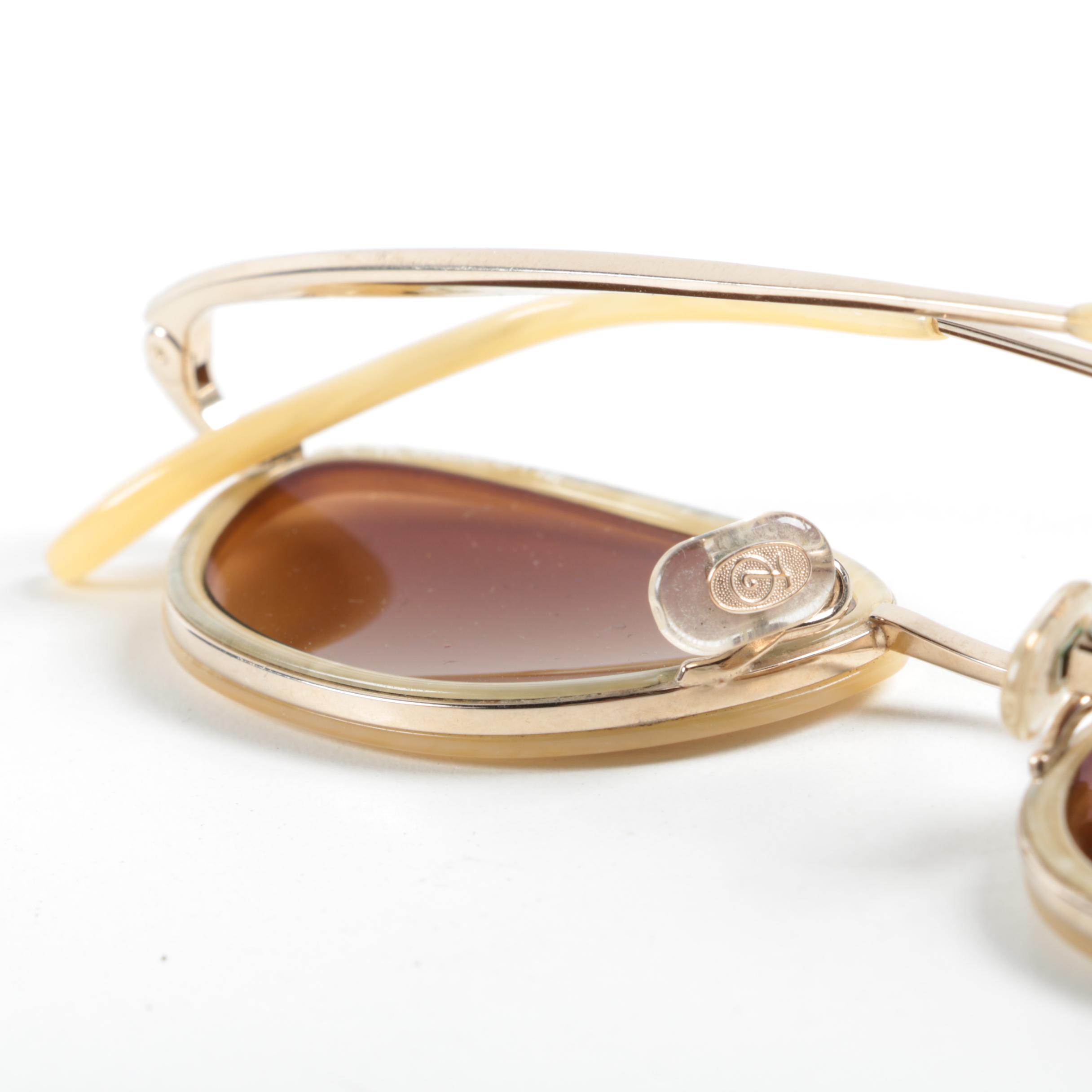 Toki Japanese Made TK 8380 Cream-Colored Sunglasses