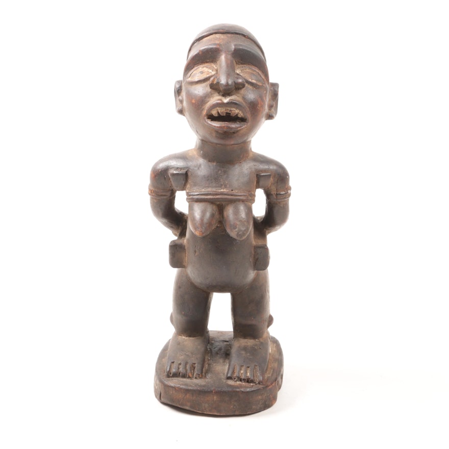 Wooden Figure from D. R. Congo