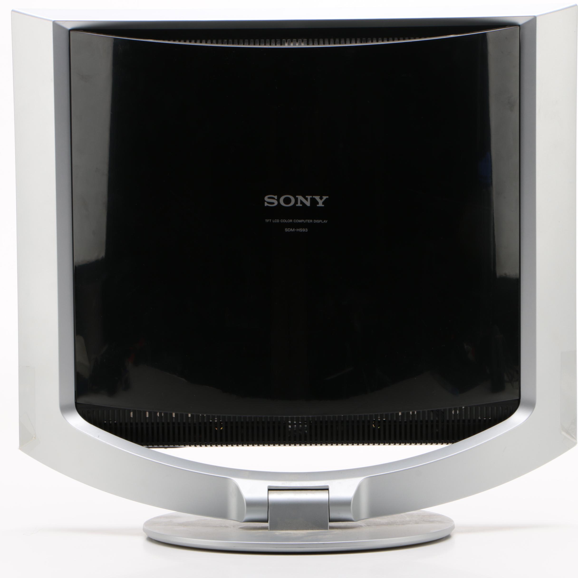 Sony HS-Series SDM-HS93 LCD Flat Panel Computer Display