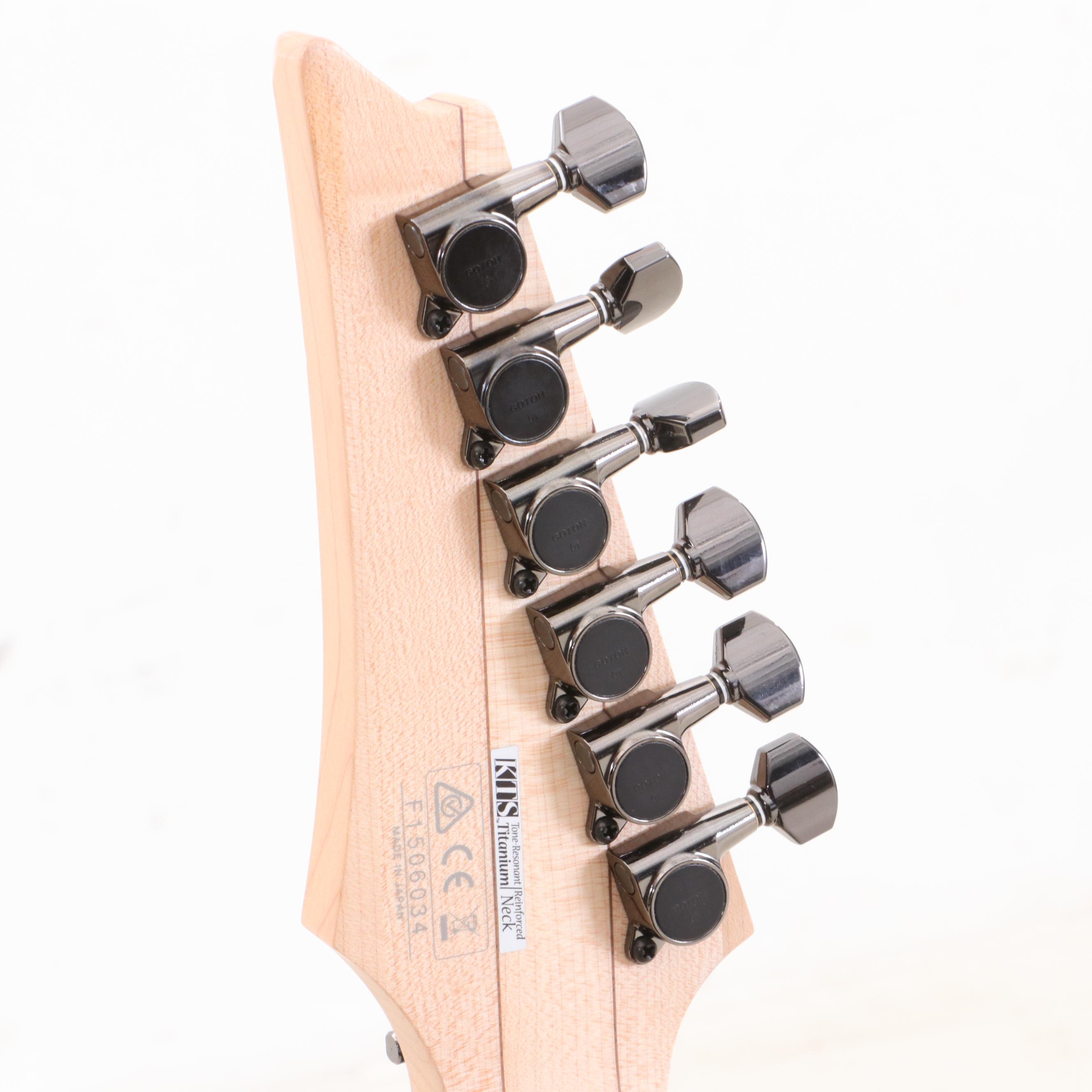 Ibanez S5570Q Prestige "Dark Green Doom Burst" Electric Guitar with Case