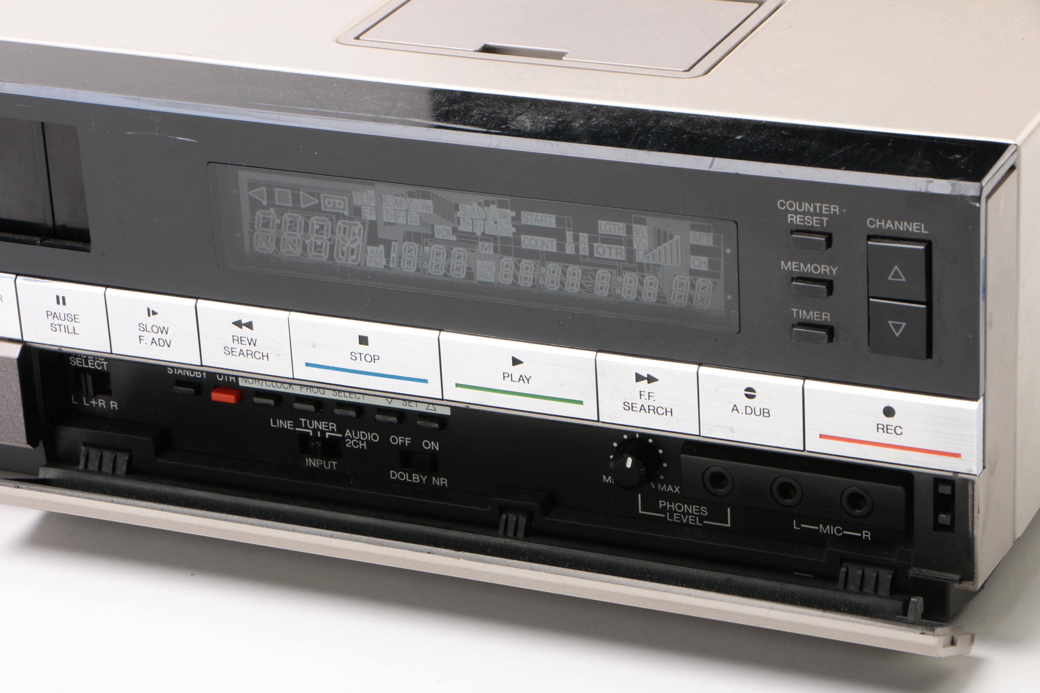 Magnavox VR8530SL01 Video Cassette Recorder, 1985