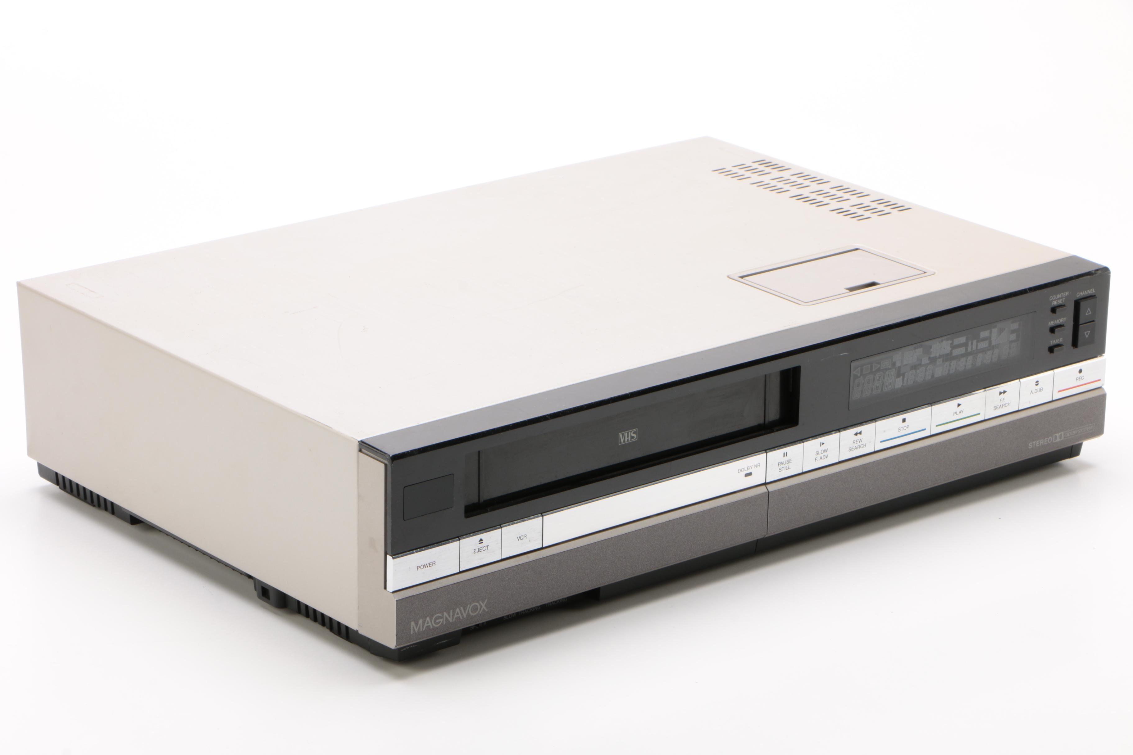 Magnavox VR8530SL01 Video Cassette Recorder, 1985