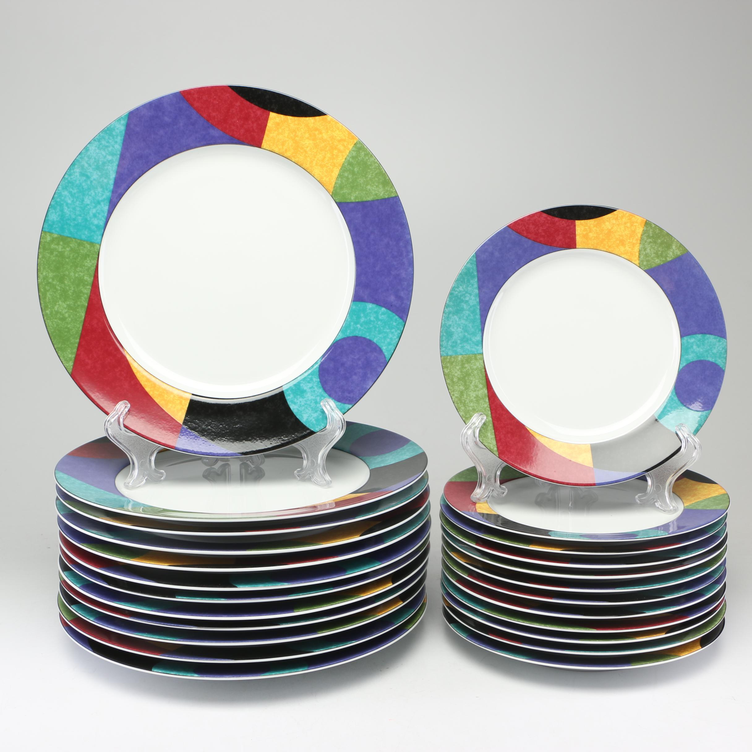 Mikasa Porcelain "Currents" Dinner and Serveware, 1994-2003