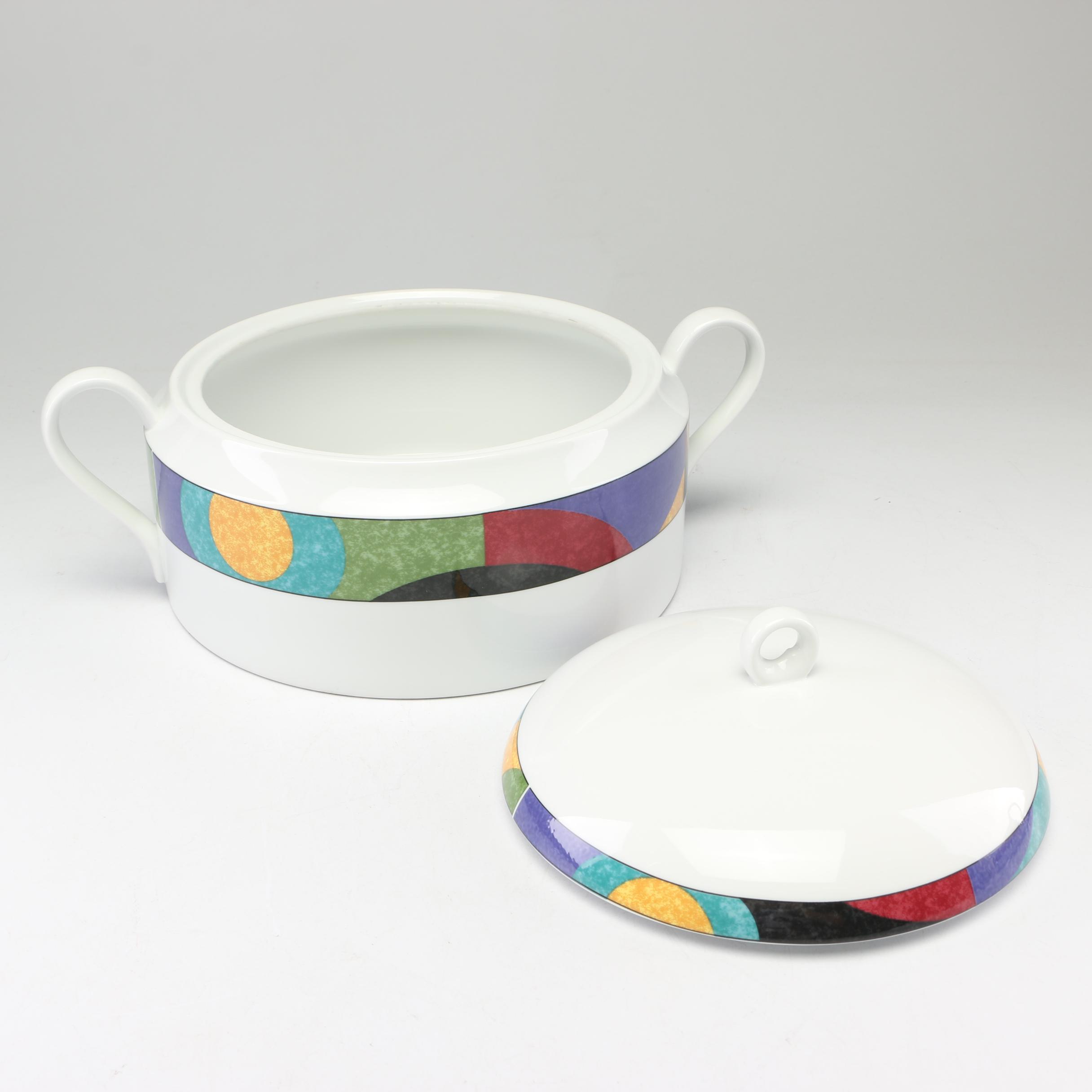 Mikasa Porcelain "Currents" Dinner and Serveware, 1994-2003