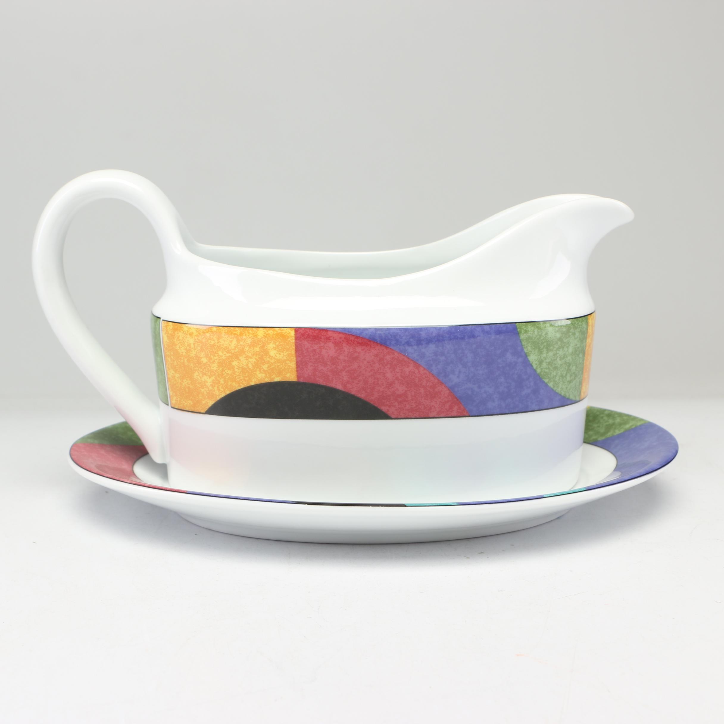 Mikasa Porcelain "Currents" Dinner and Serveware, 1994-2003