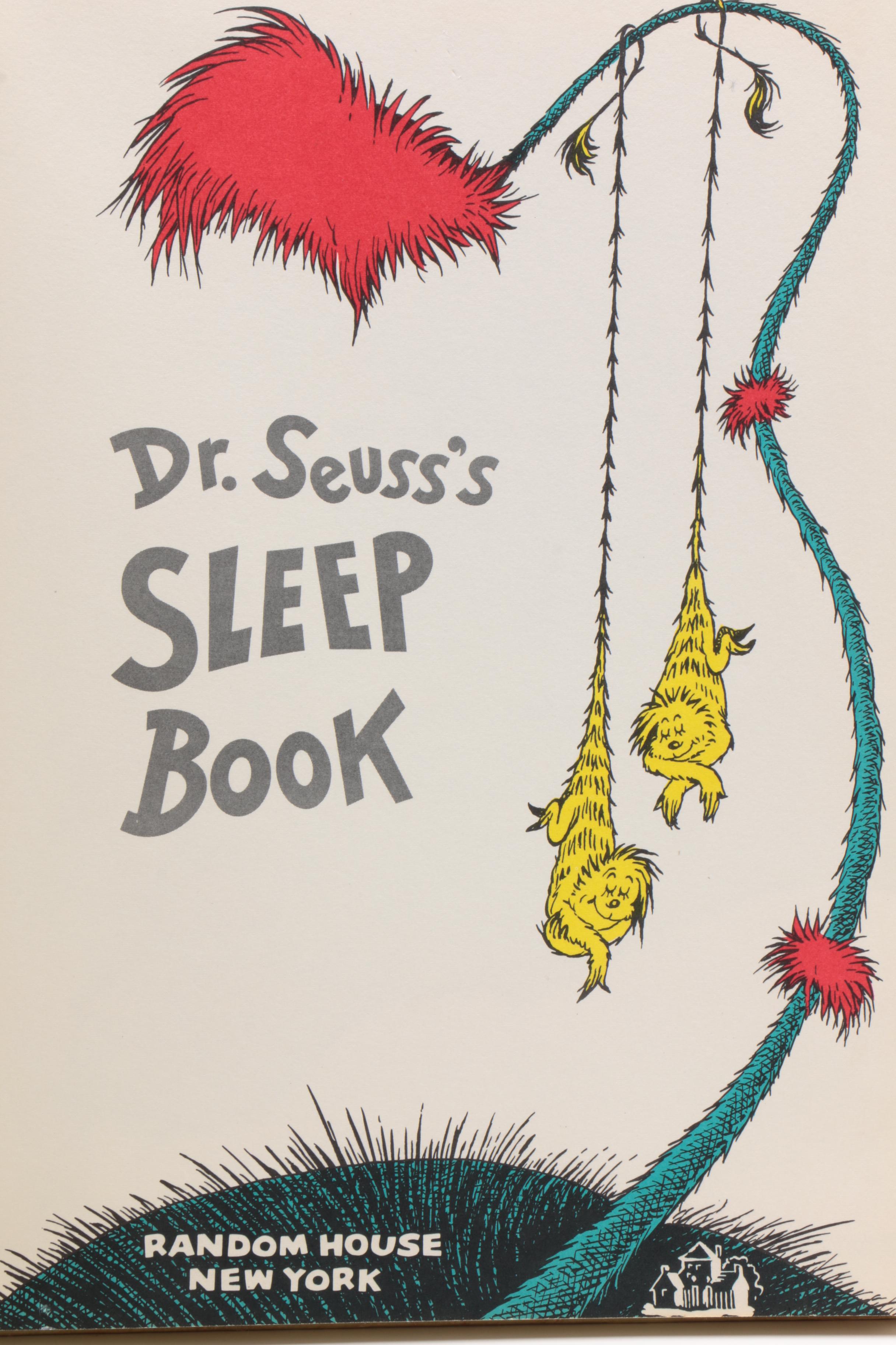 1962 "Dr. Seuss's Sleep Book" by Dr. Seuss
