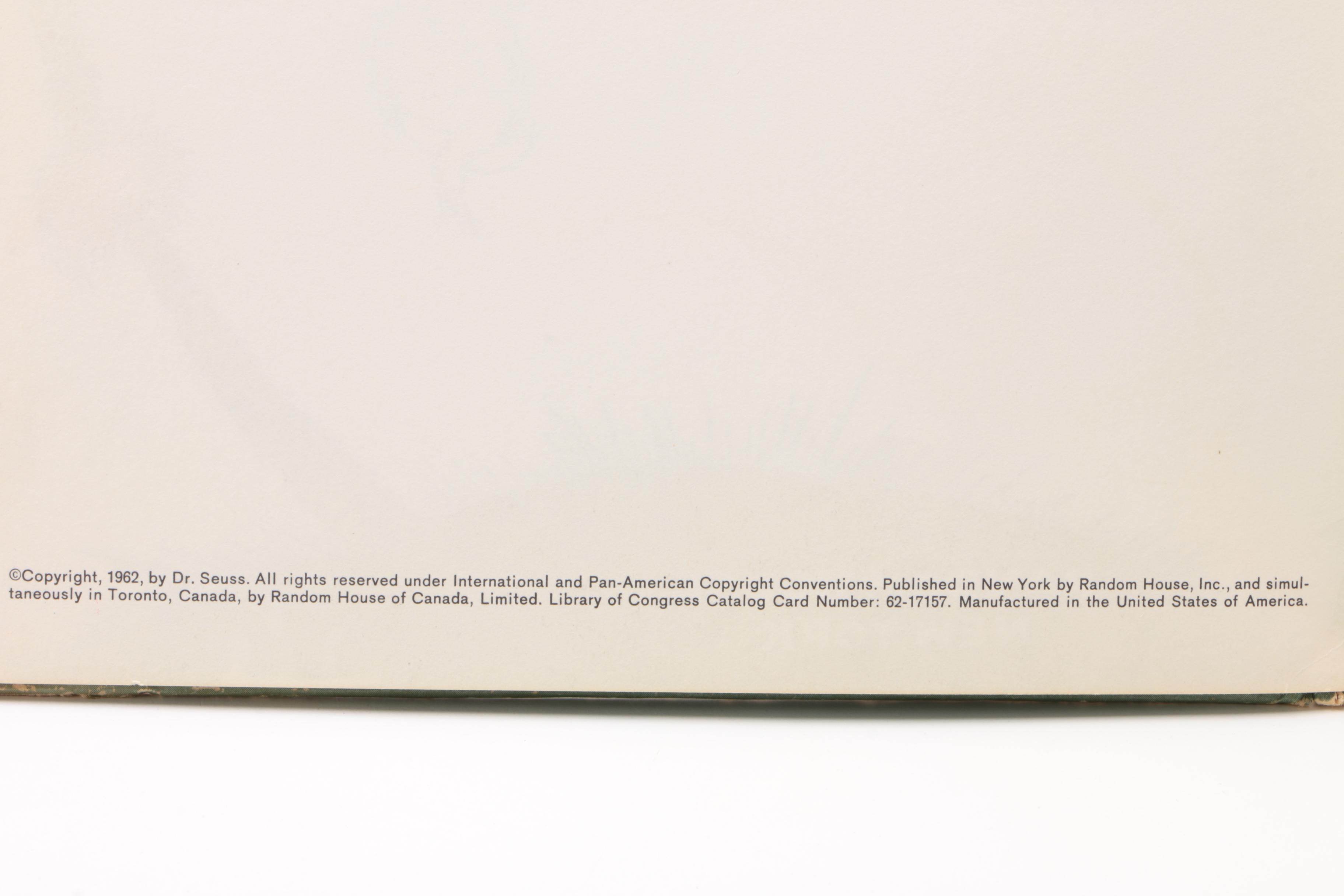 1962 "Dr. Seuss's Sleep Book" by Dr. Seuss