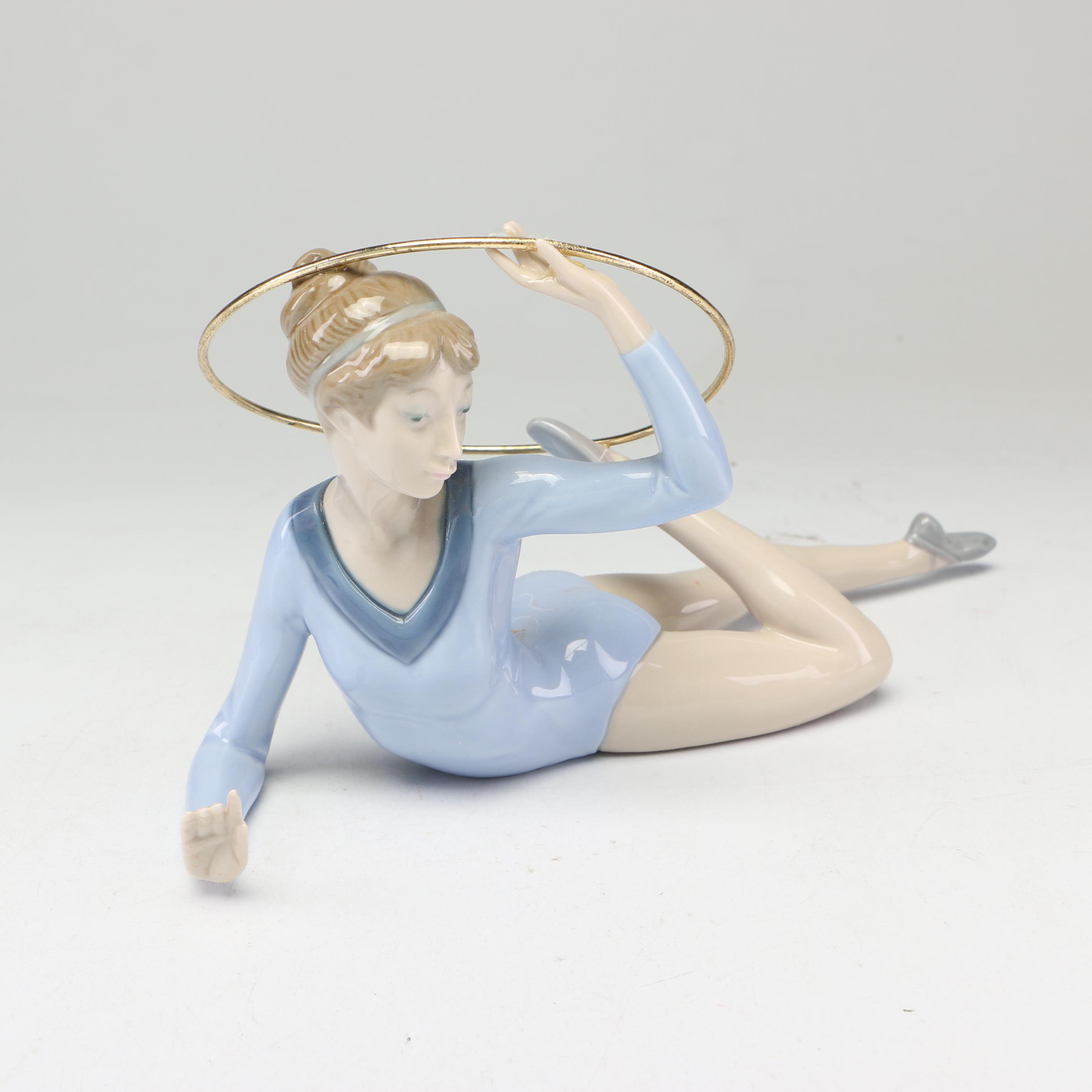 Lladró "Gymnast with Ring" Figurine