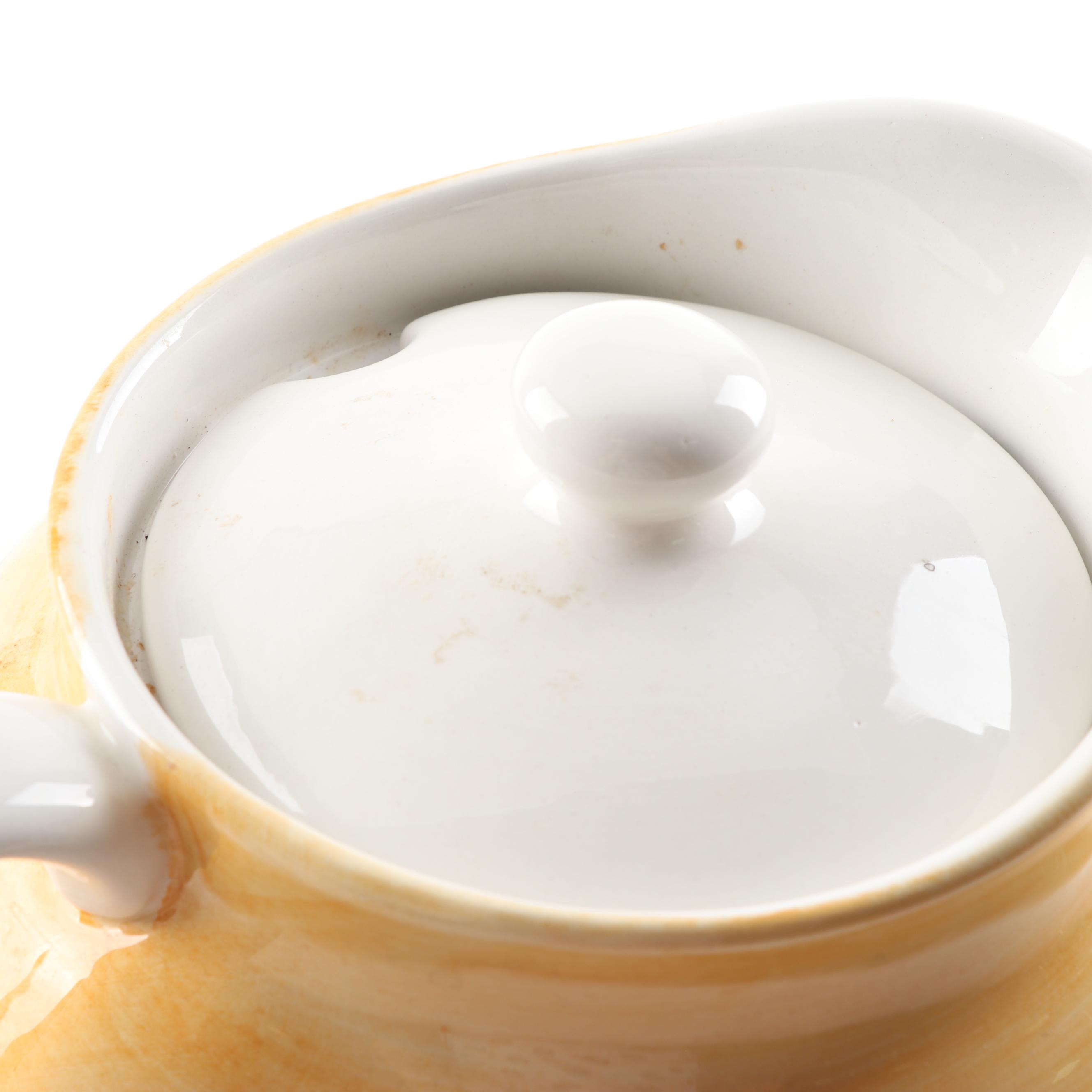 Ceramiche Toscane and Other Hand-Painted Italian Earthenware Serveware