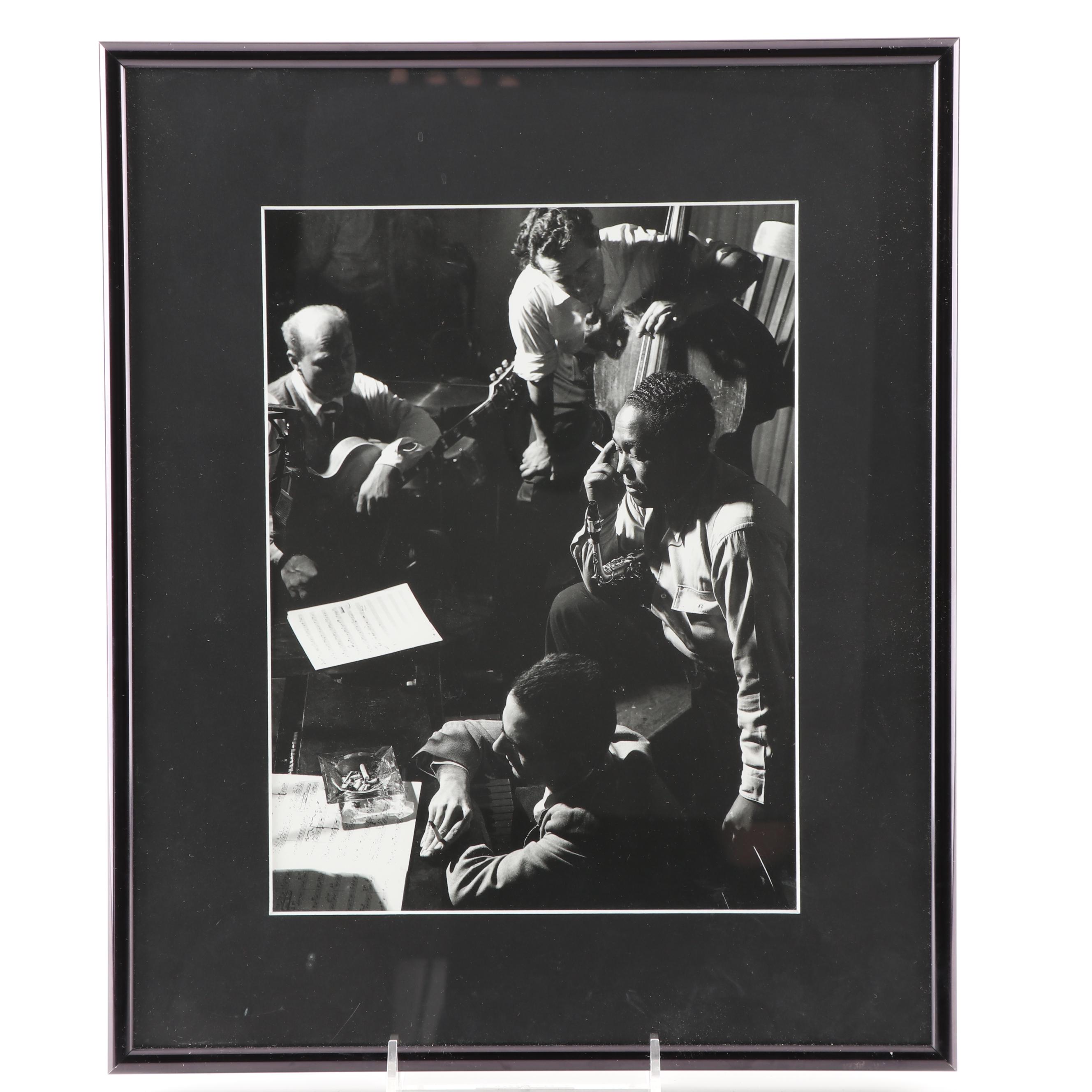 Photographic Print Depicting Charlie Parker and The Metronome All Stars