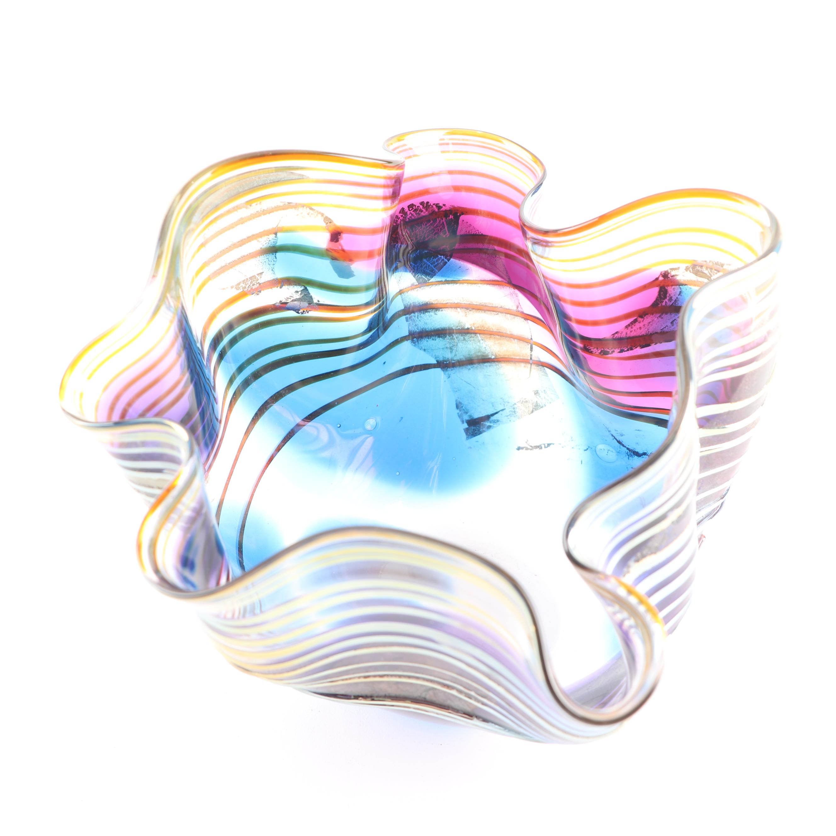 Scott and Laura Curry Art Glass Bowl