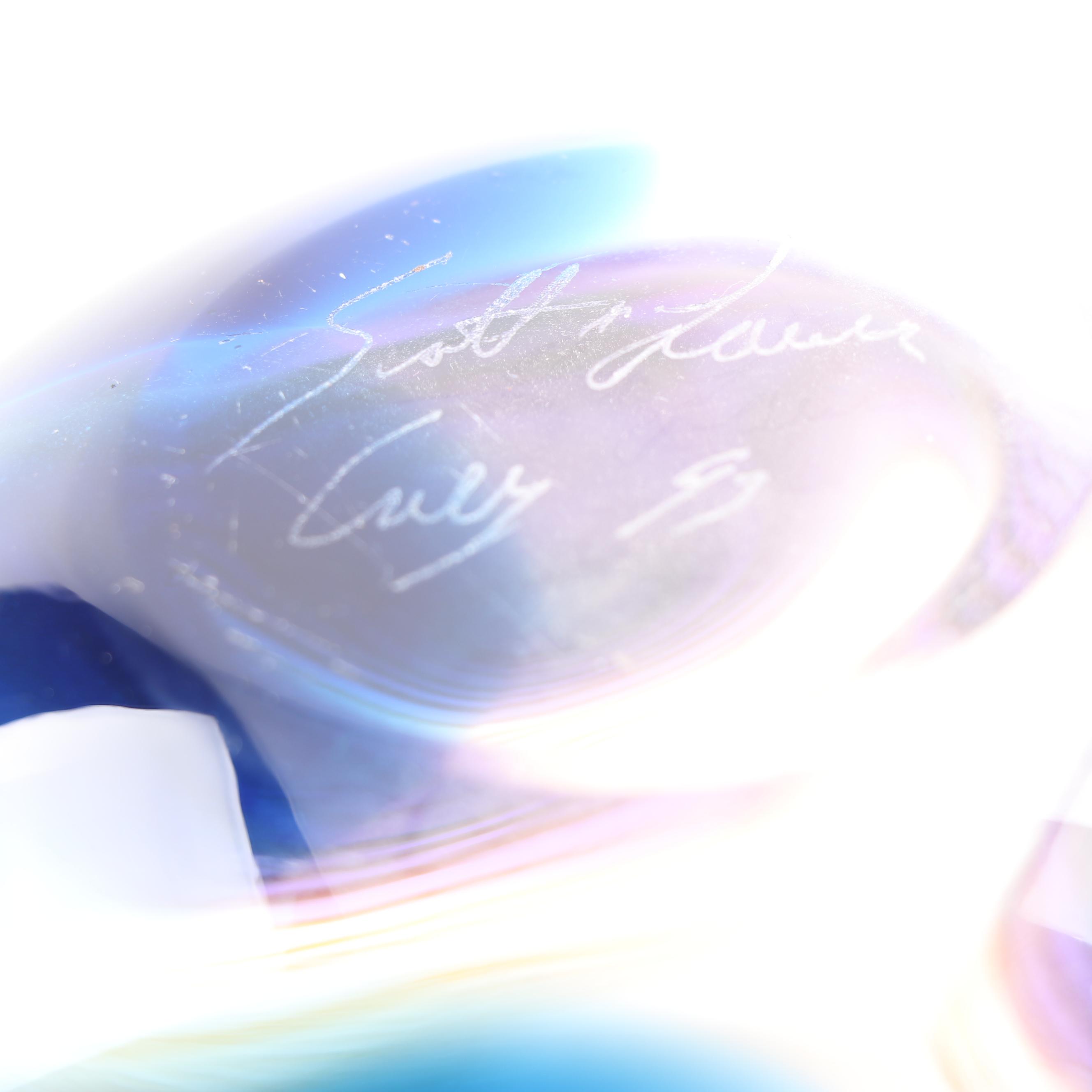 Scott and Laura Curry Art Glass Bowl