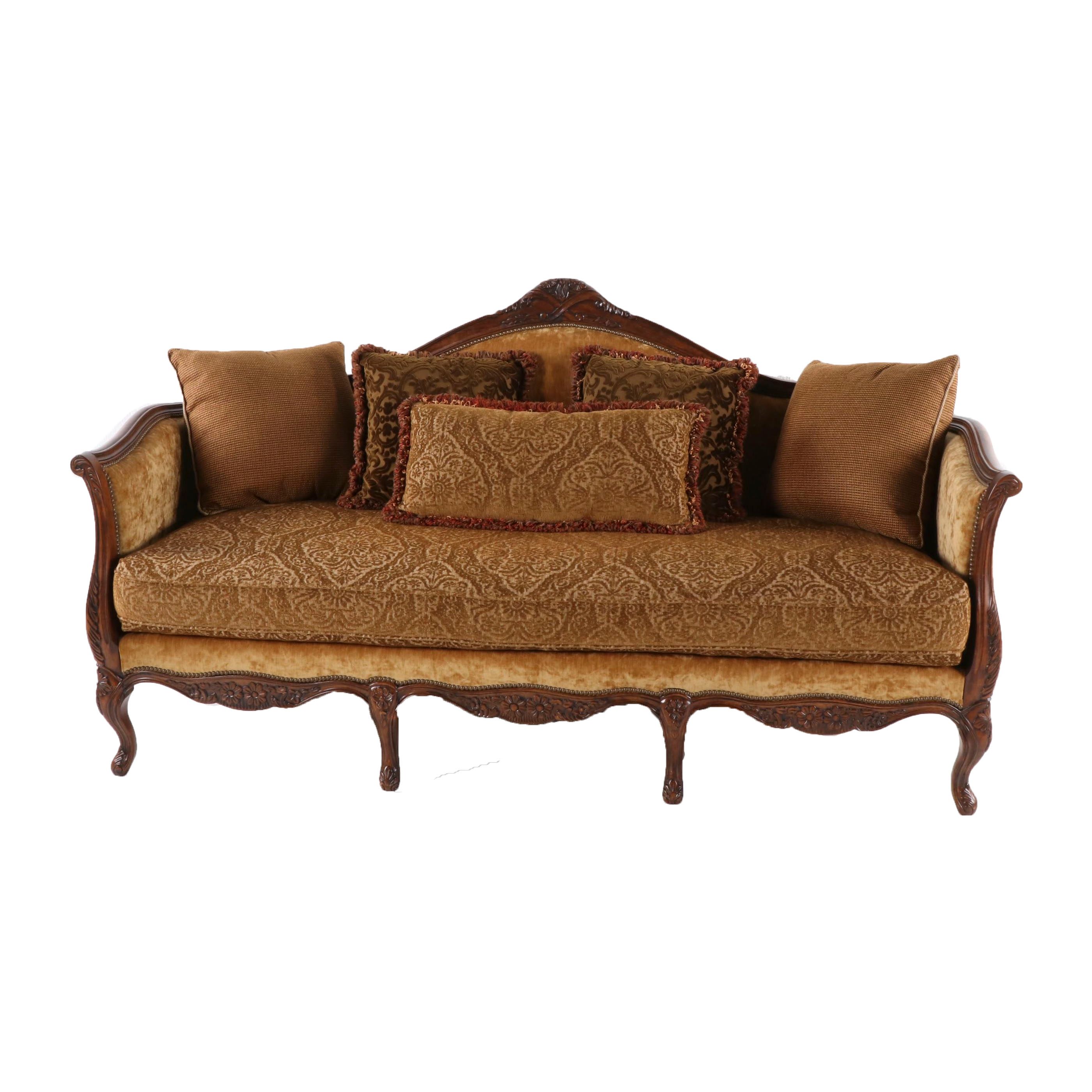 Southern Furniture Co Italianate Camelback Sofa