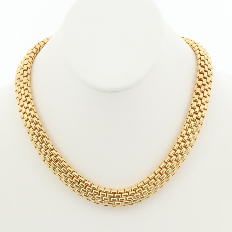 Fope 18K Yellow Gold Link Necklace