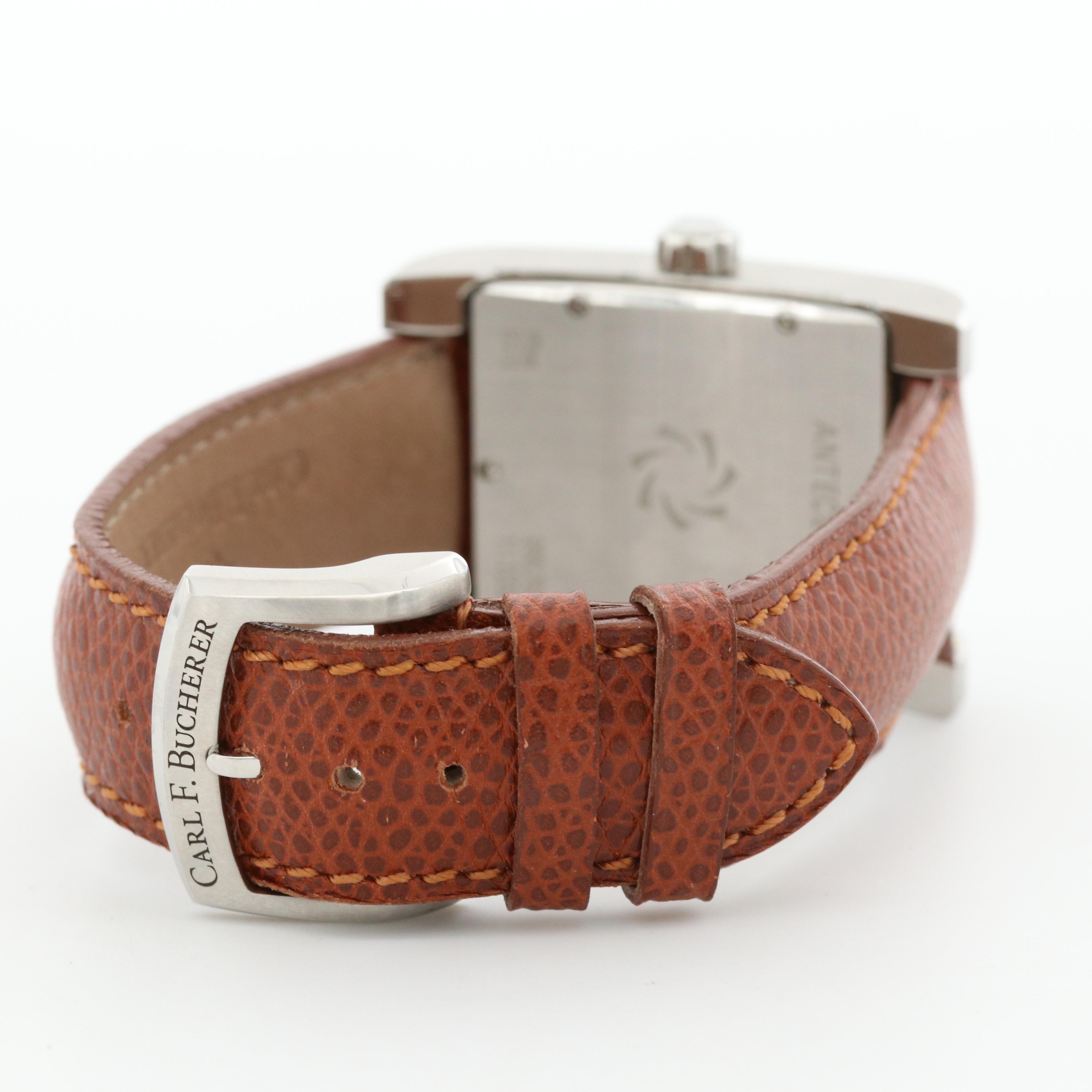 Carl F. Bucherer Antecedo Stainless Steel Quartz Watch
