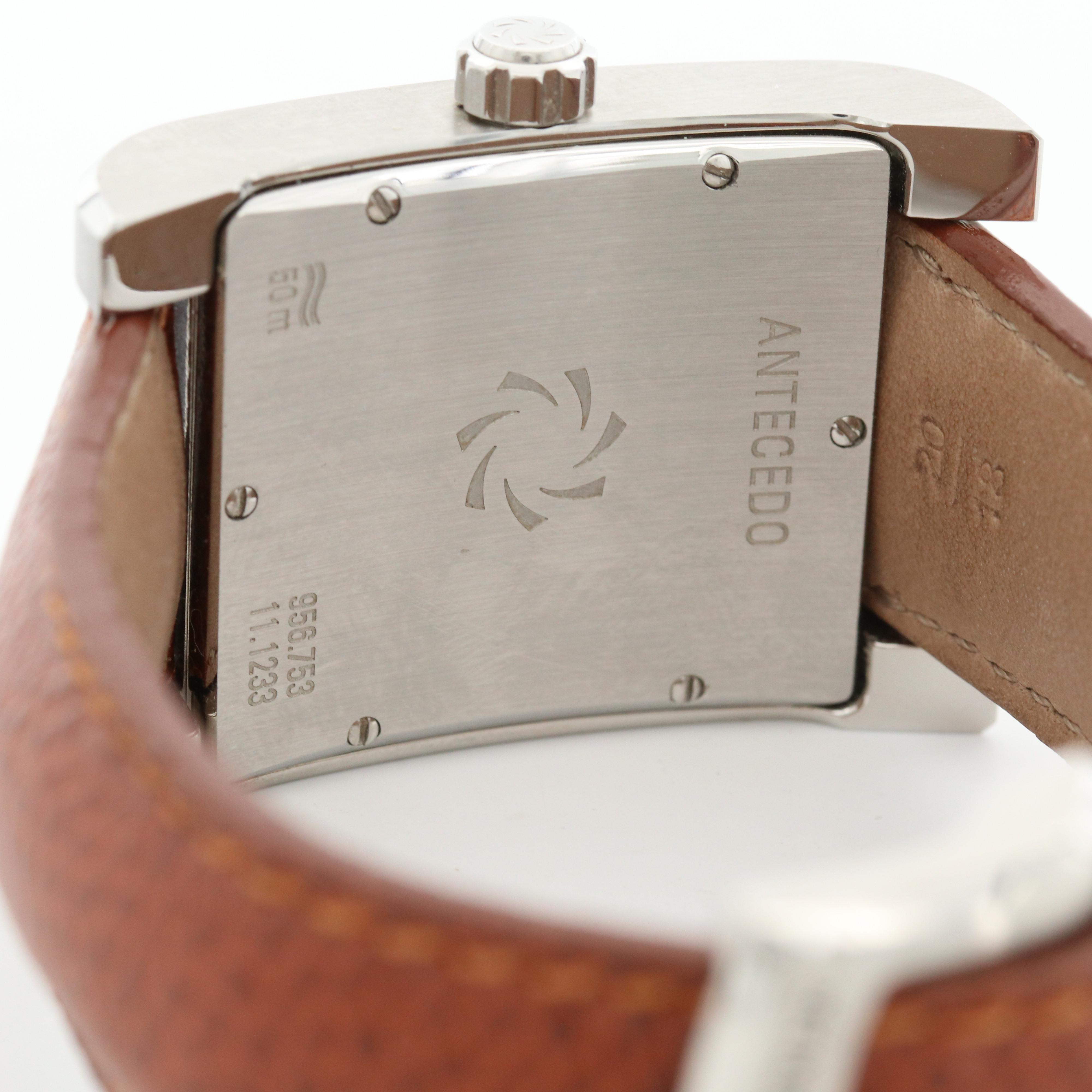 Carl F. Bucherer Antecedo Stainless Steel Quartz Watch