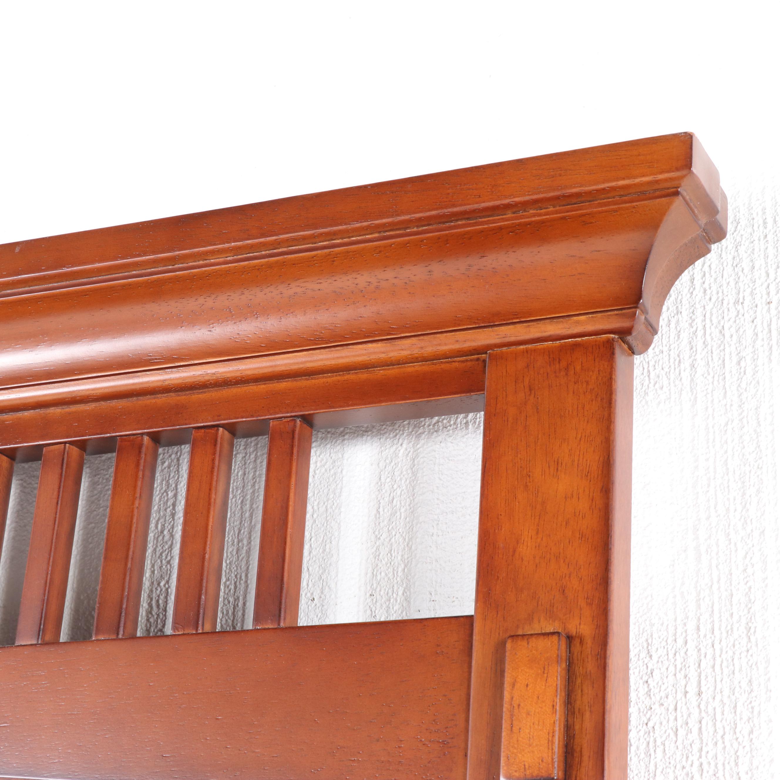 Mission Style Oak Finish Dresser with Mirror, Contemporary