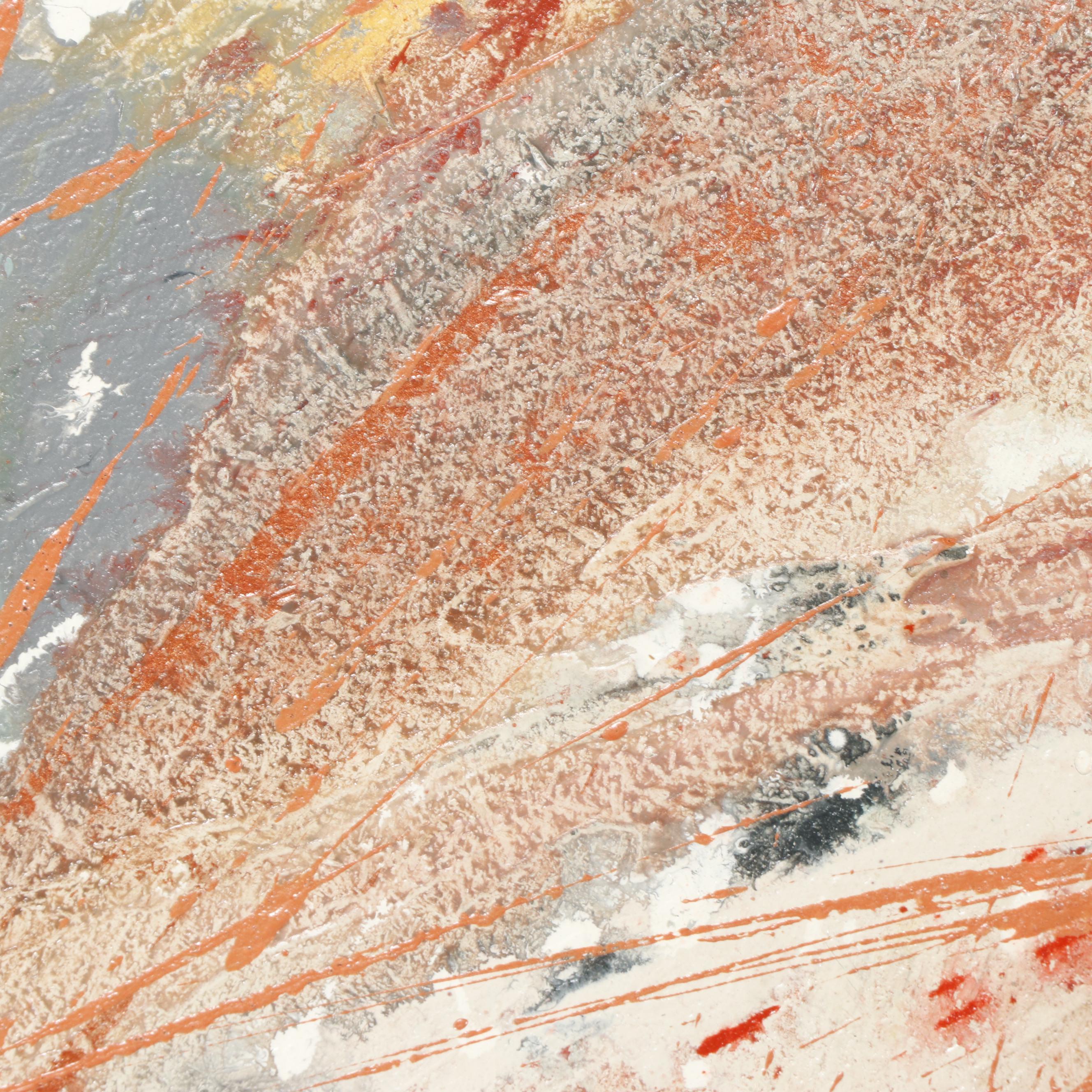 Tom Belloni Abstract Wall Sculpture with Neon