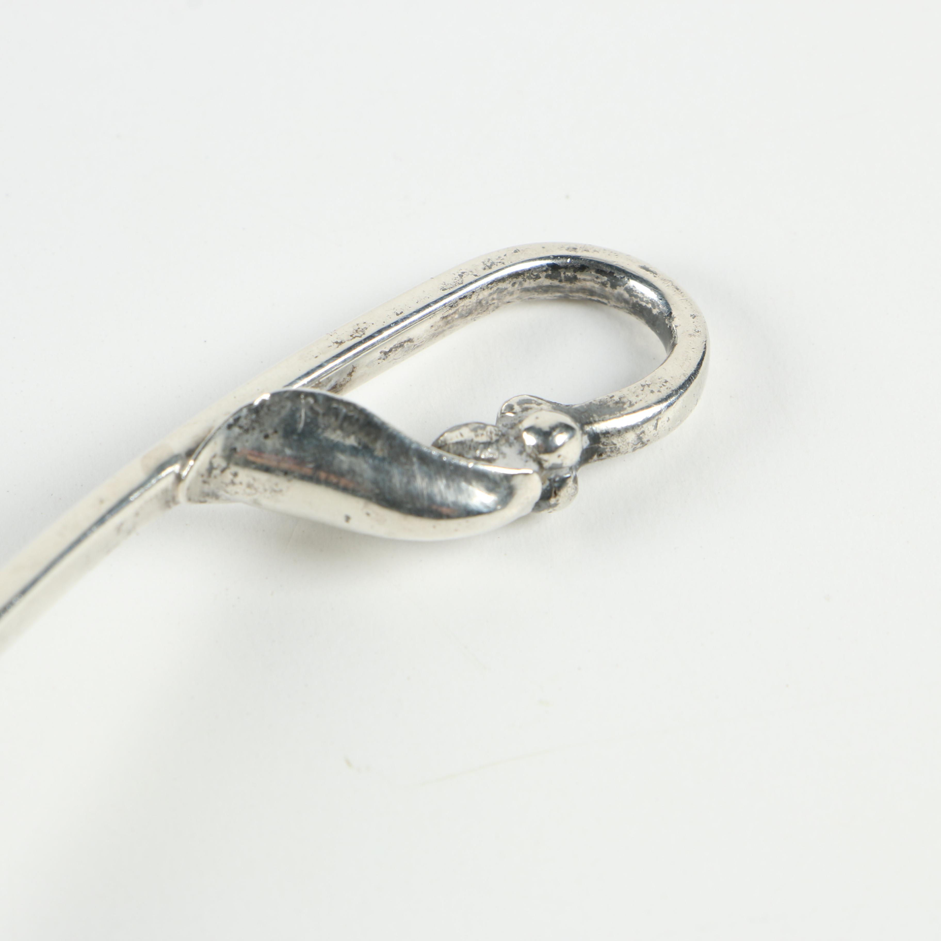 Danish Modern Sterling Silver Sugar Spoon