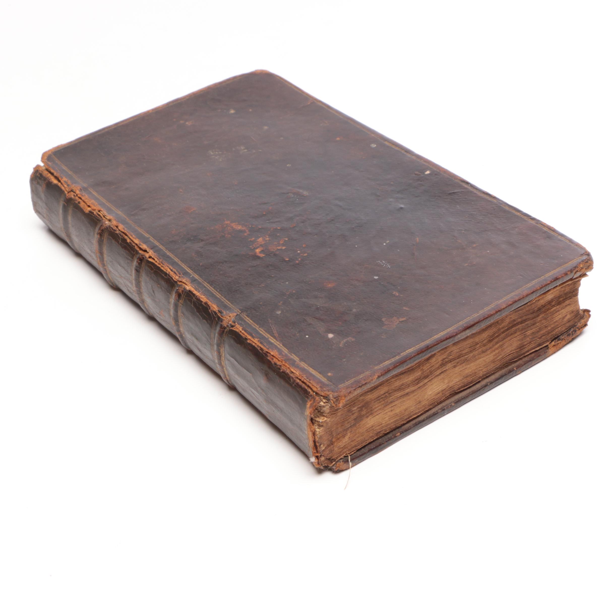 1769 Signed First Ed. "The Experienced English House-Keeper" Elizabeth Raffald