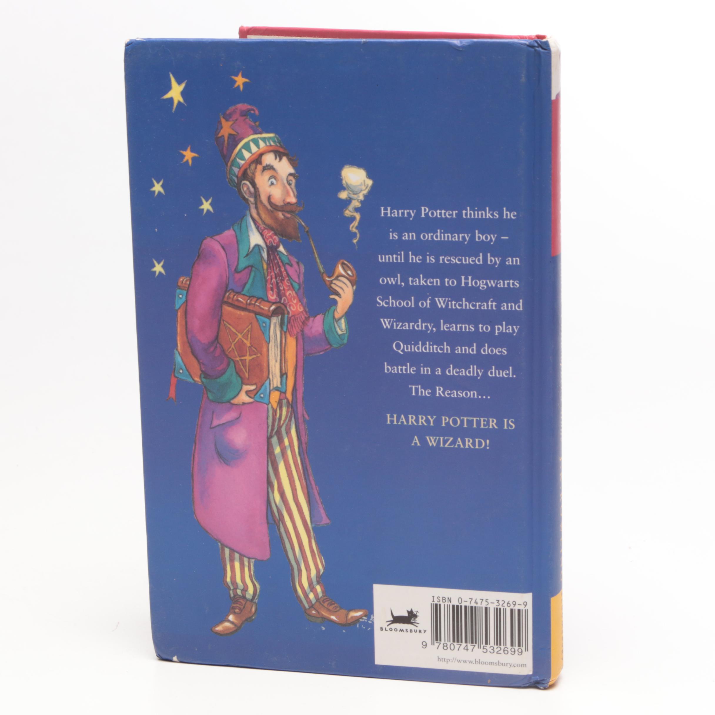 First UK Edition, Fourth Printing "Harry Potter and the Philosopher's Stone"