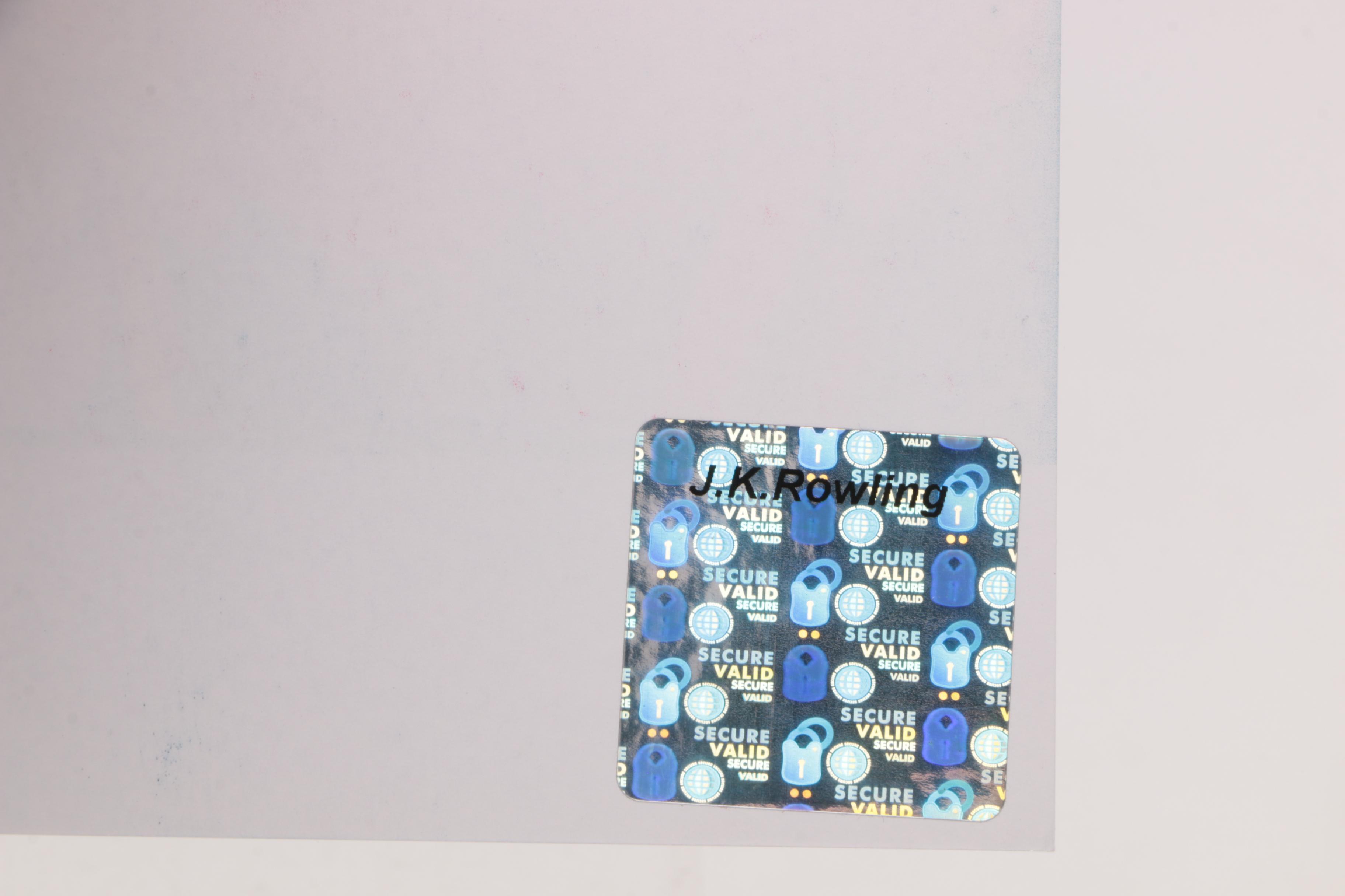 First UK Edition, Fourth Printing "Harry Potter and the Philosopher's Stone"