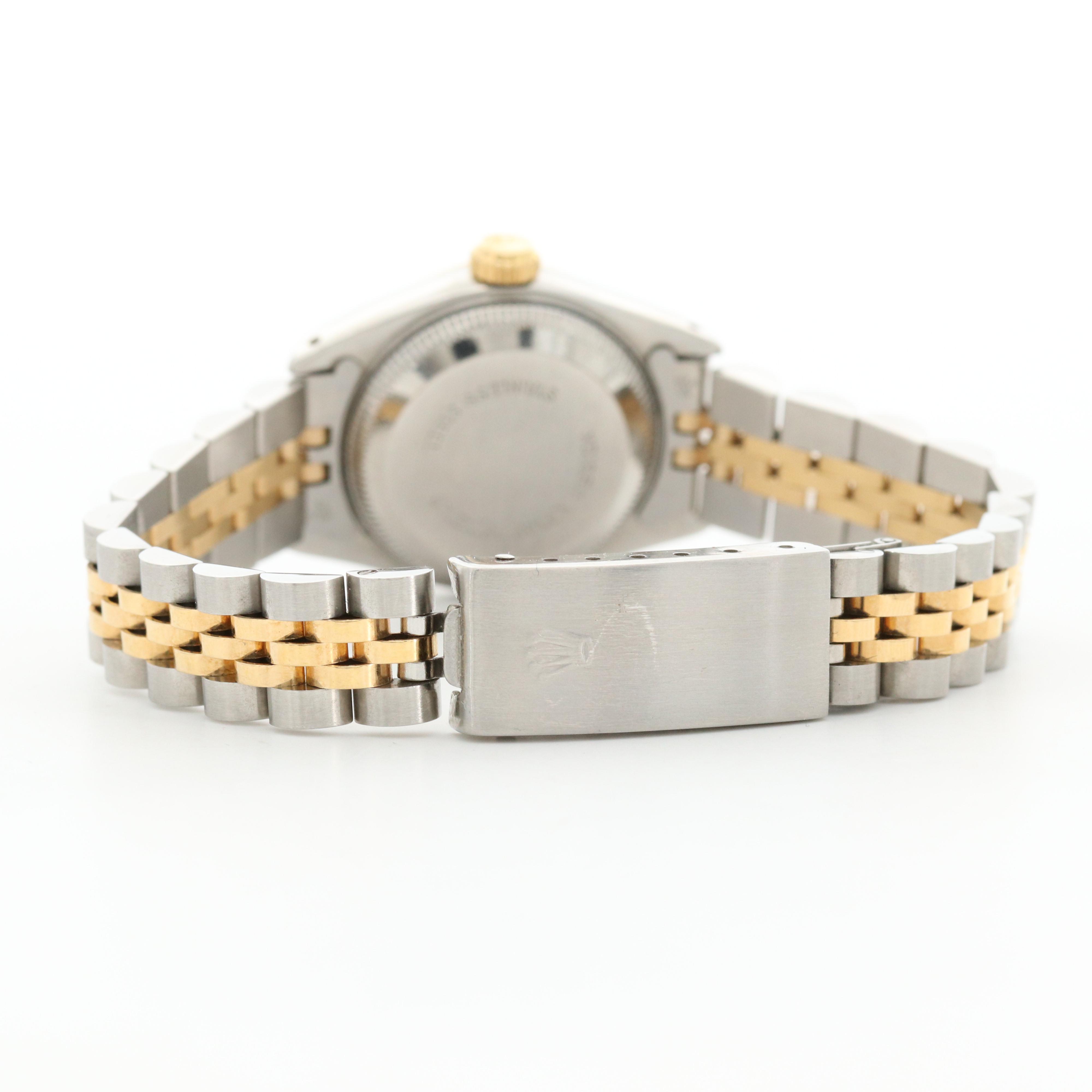 Rolex Oyster Perpetual Date 18K Gold and Stainless Steel Automatic Watch, 1984