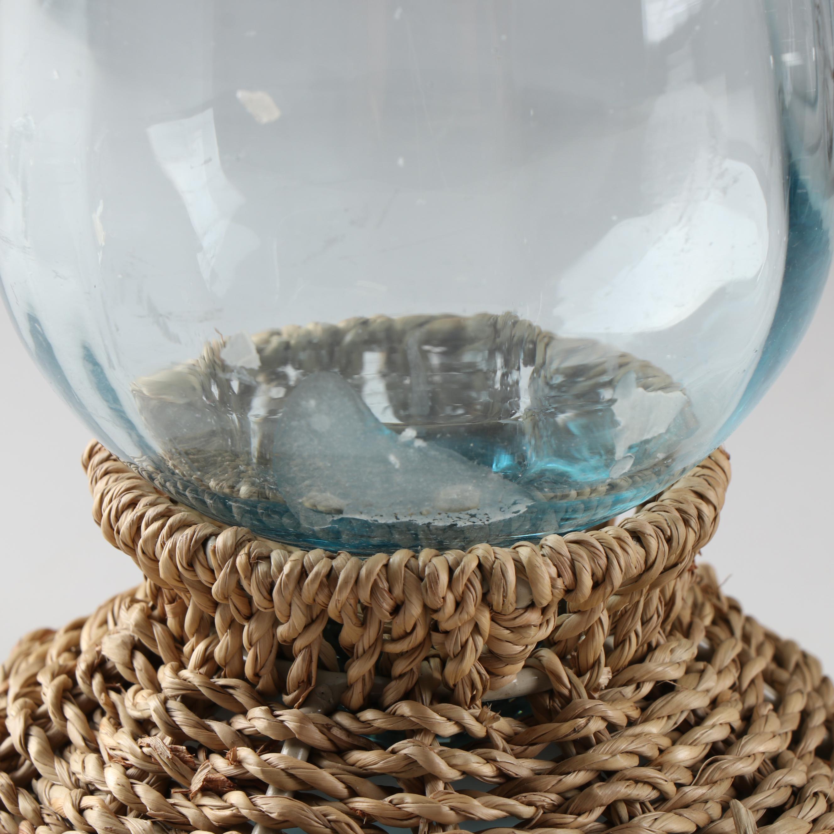 Decorative Vase, Candle Holder and Mosaic Plate, Contemporary