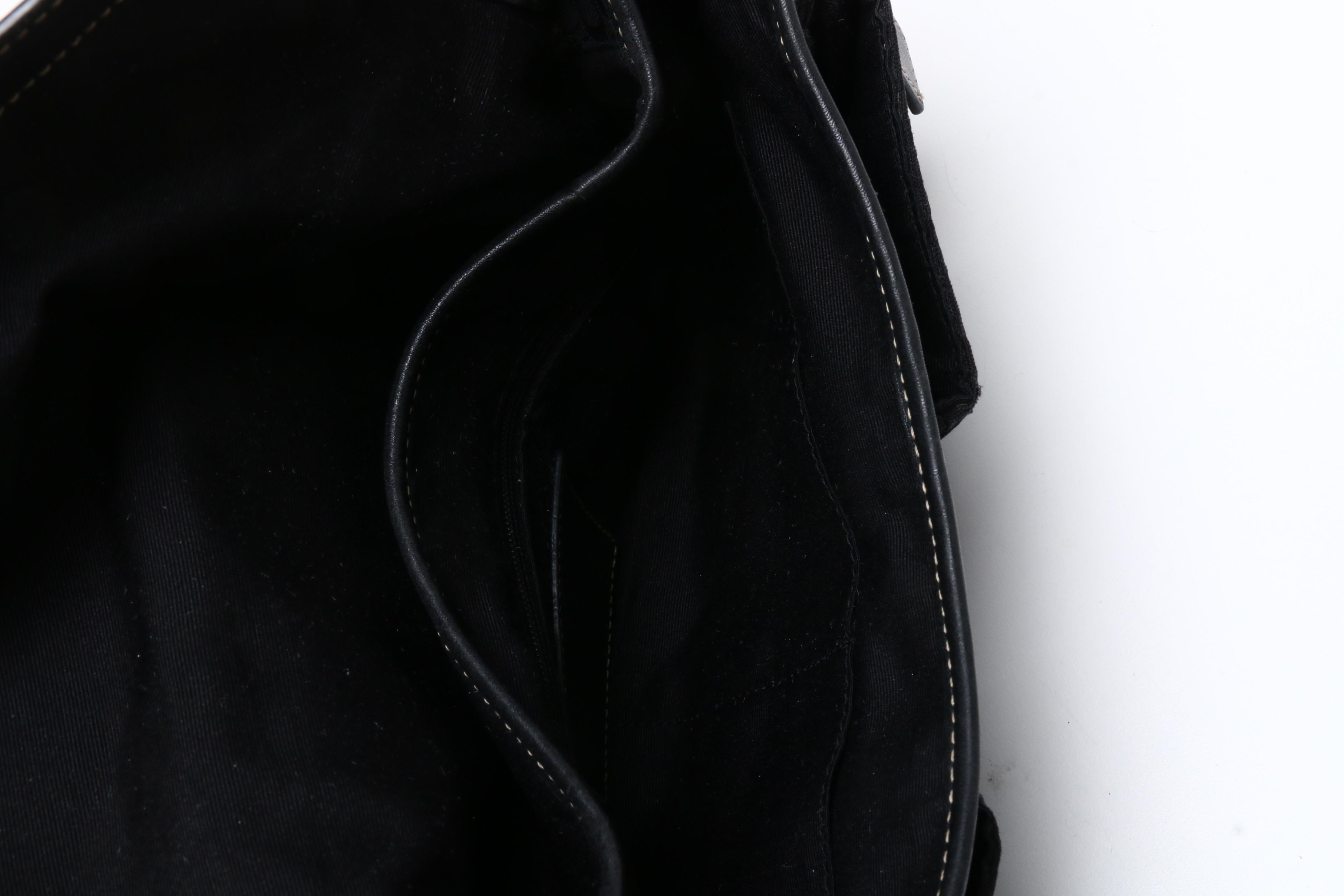 Tory Burch Black Leather Robinson Chain Wallet and Coach Handbags