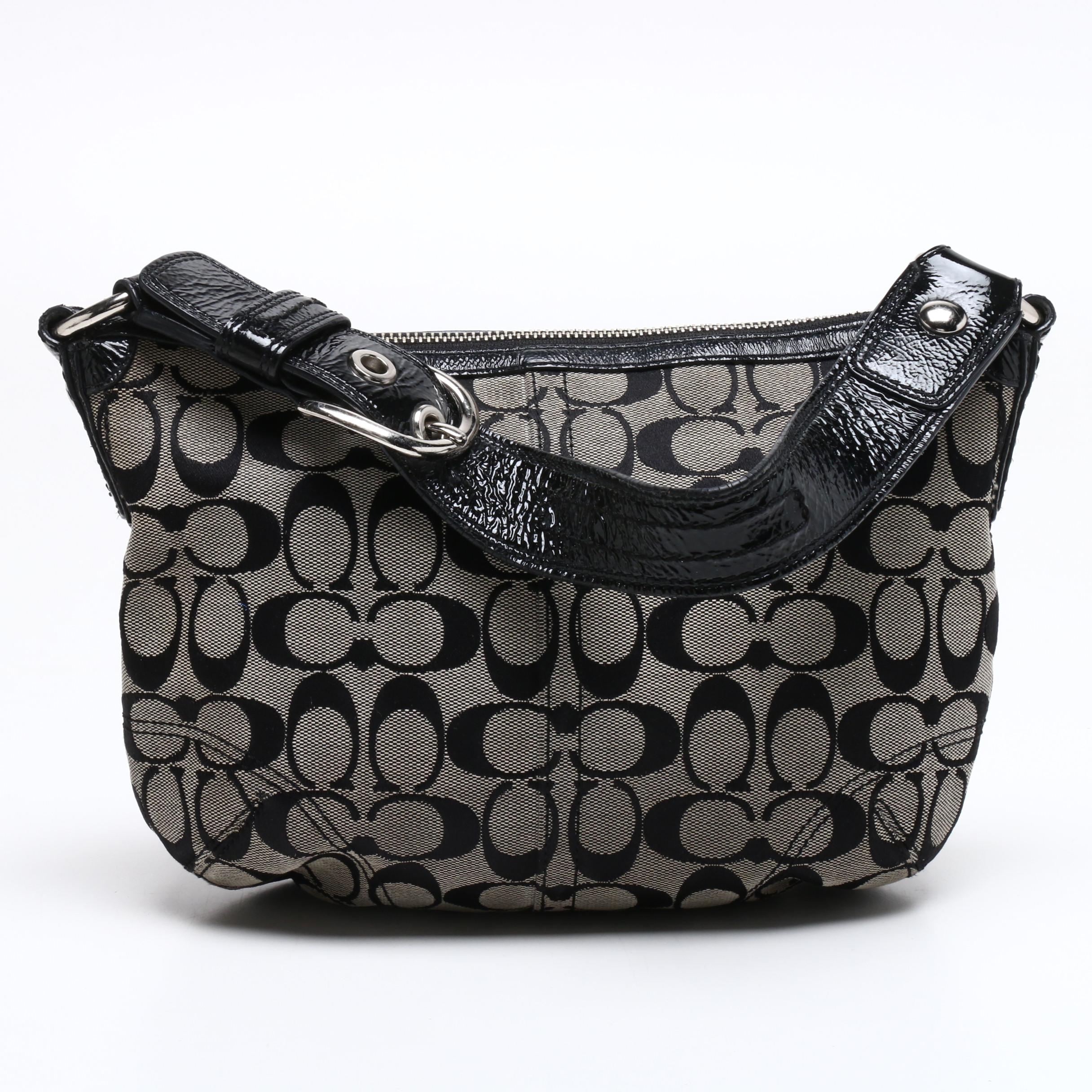 Tory Burch Black Leather Robinson Chain Wallet and Coach Handbags