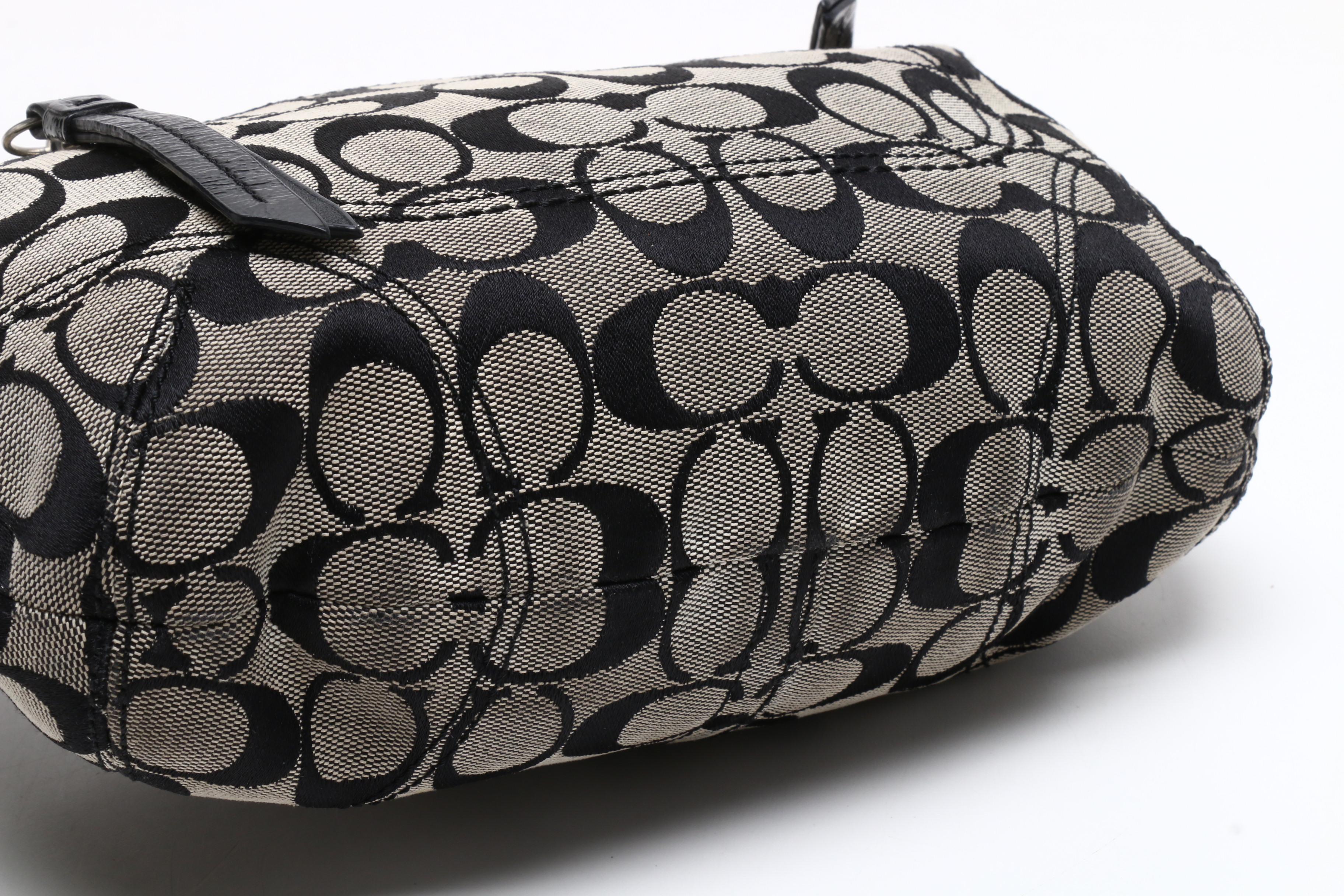 Tory Burch Black Leather Robinson Chain Wallet and Coach Handbags