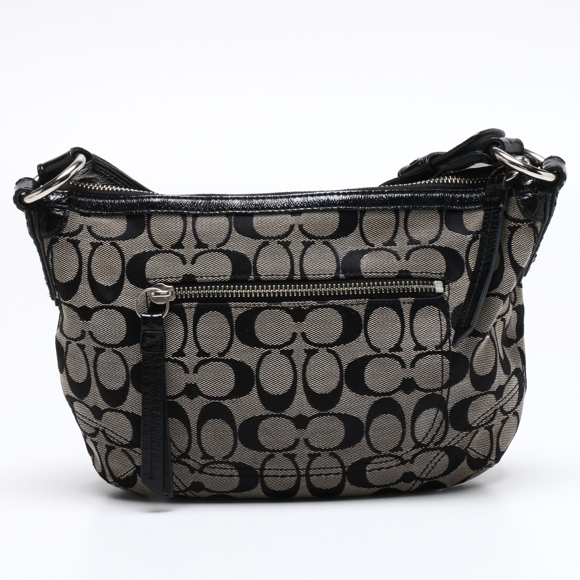 Tory Burch Black Leather Robinson Chain Wallet and Coach Handbags