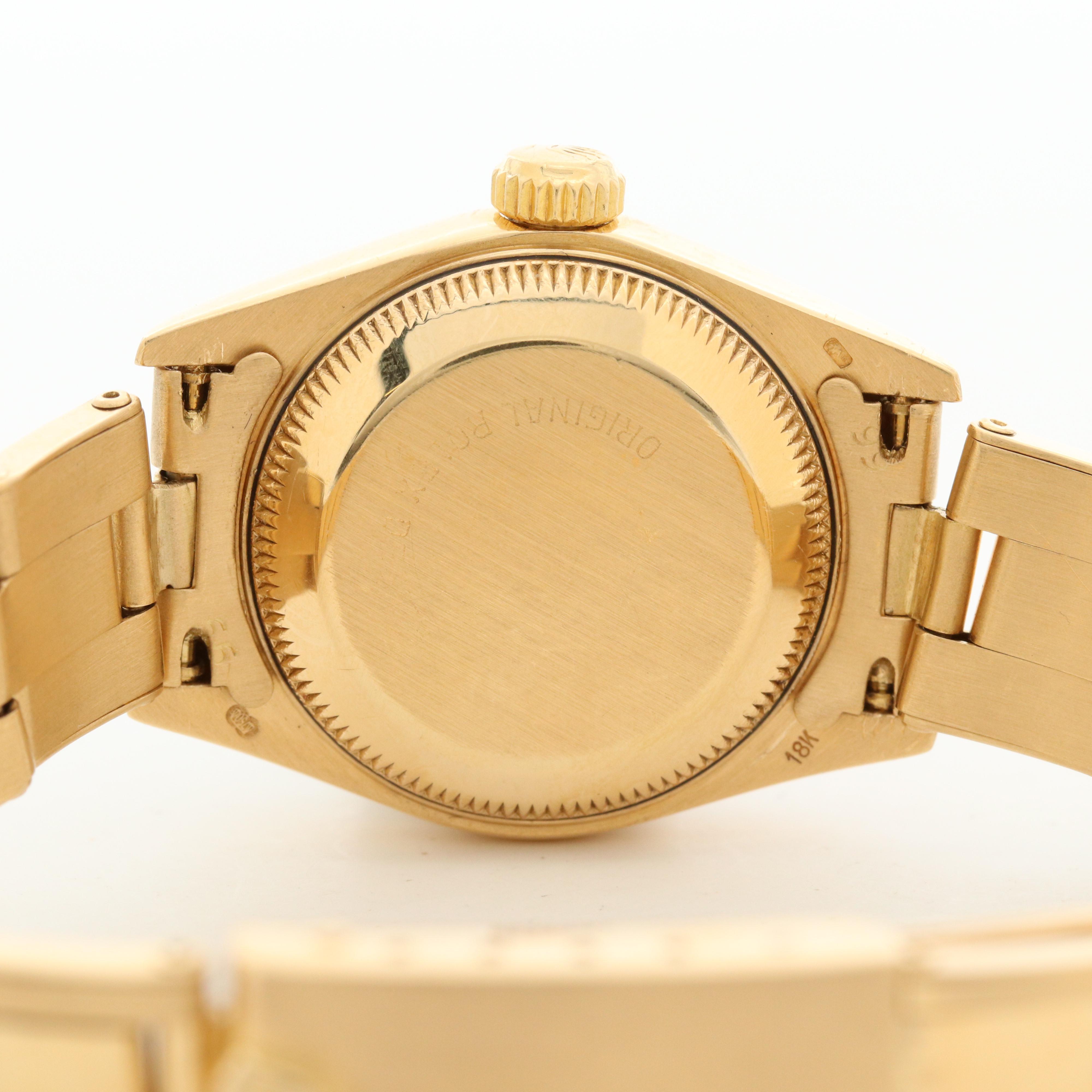Rolex Datejust 18K Yellow Gold Automatic Watch