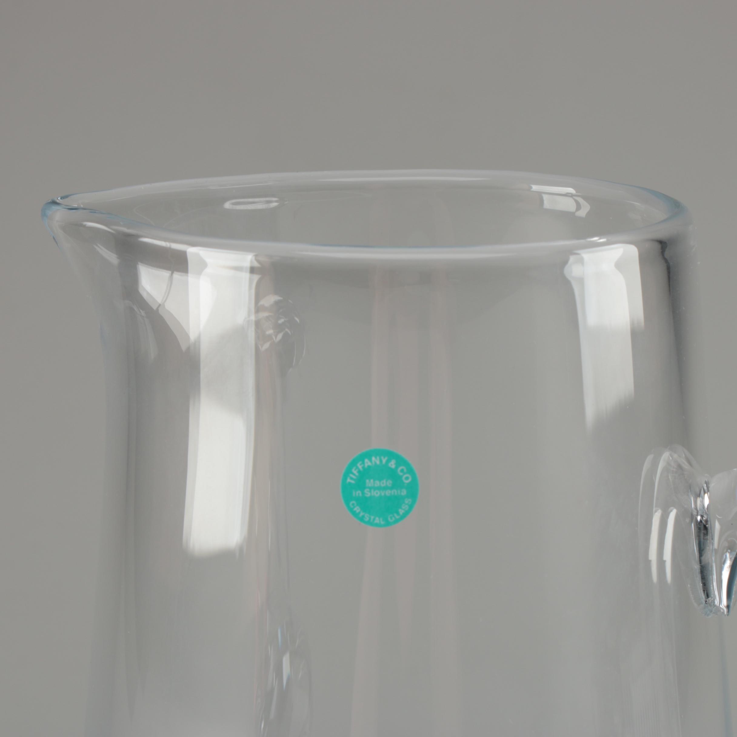 Tiffany & Co. Crystal Tankard-Shaped Pitcher