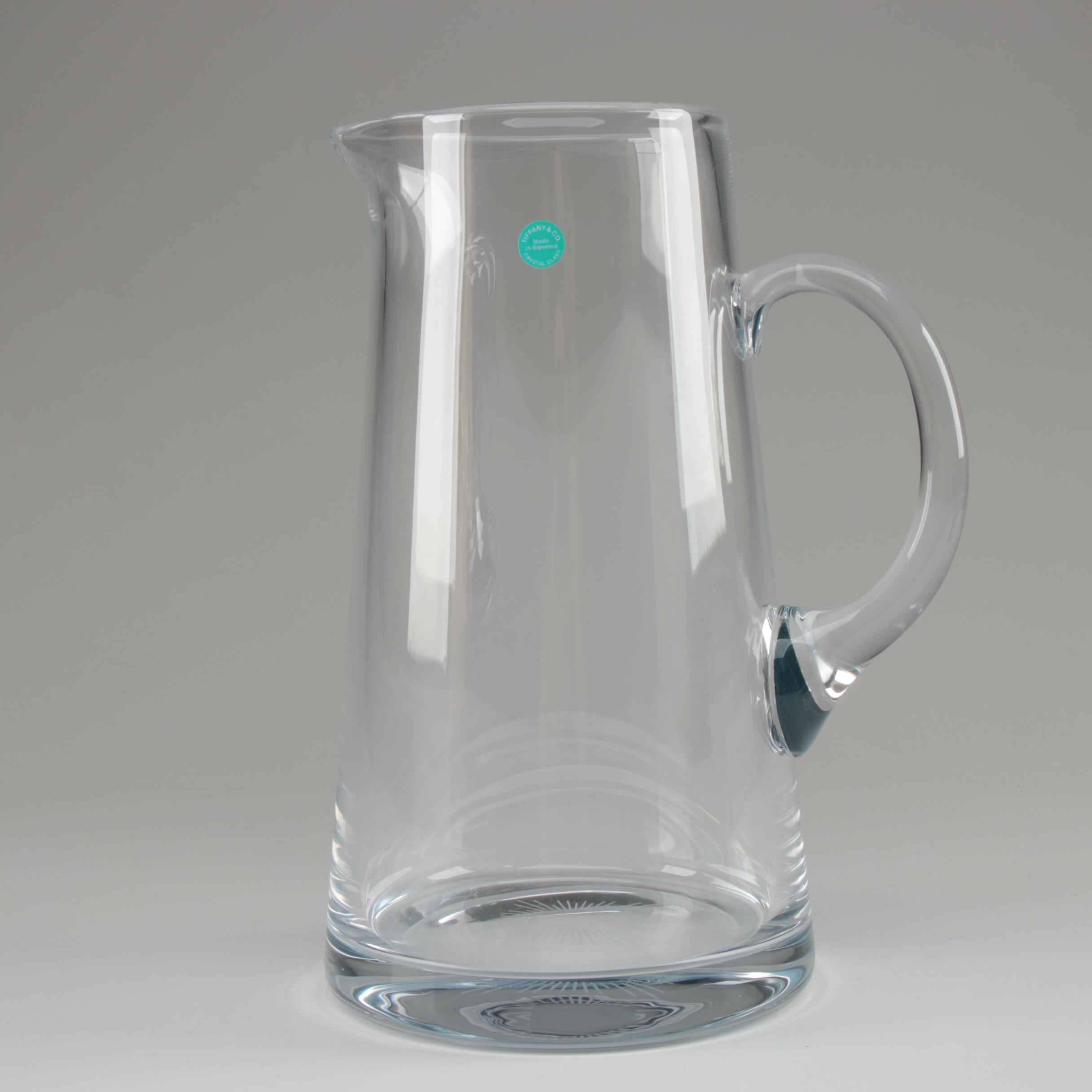 Tiffany & Co. Crystal Tankard-Shaped Pitcher