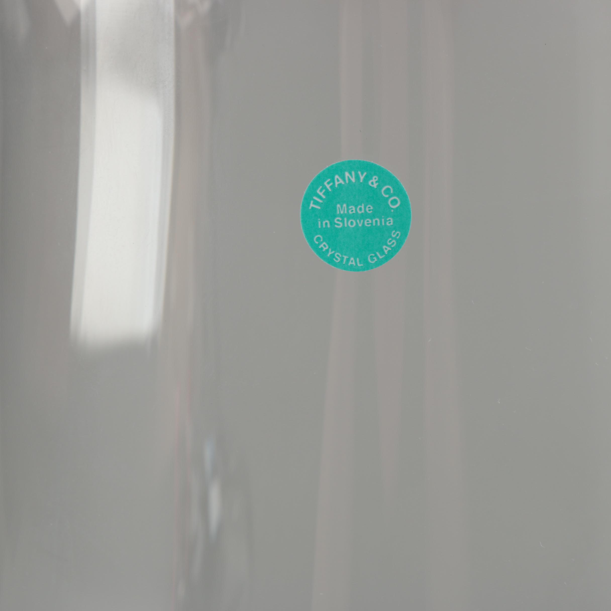 Tiffany & Co. Crystal Tankard-Shaped Pitcher