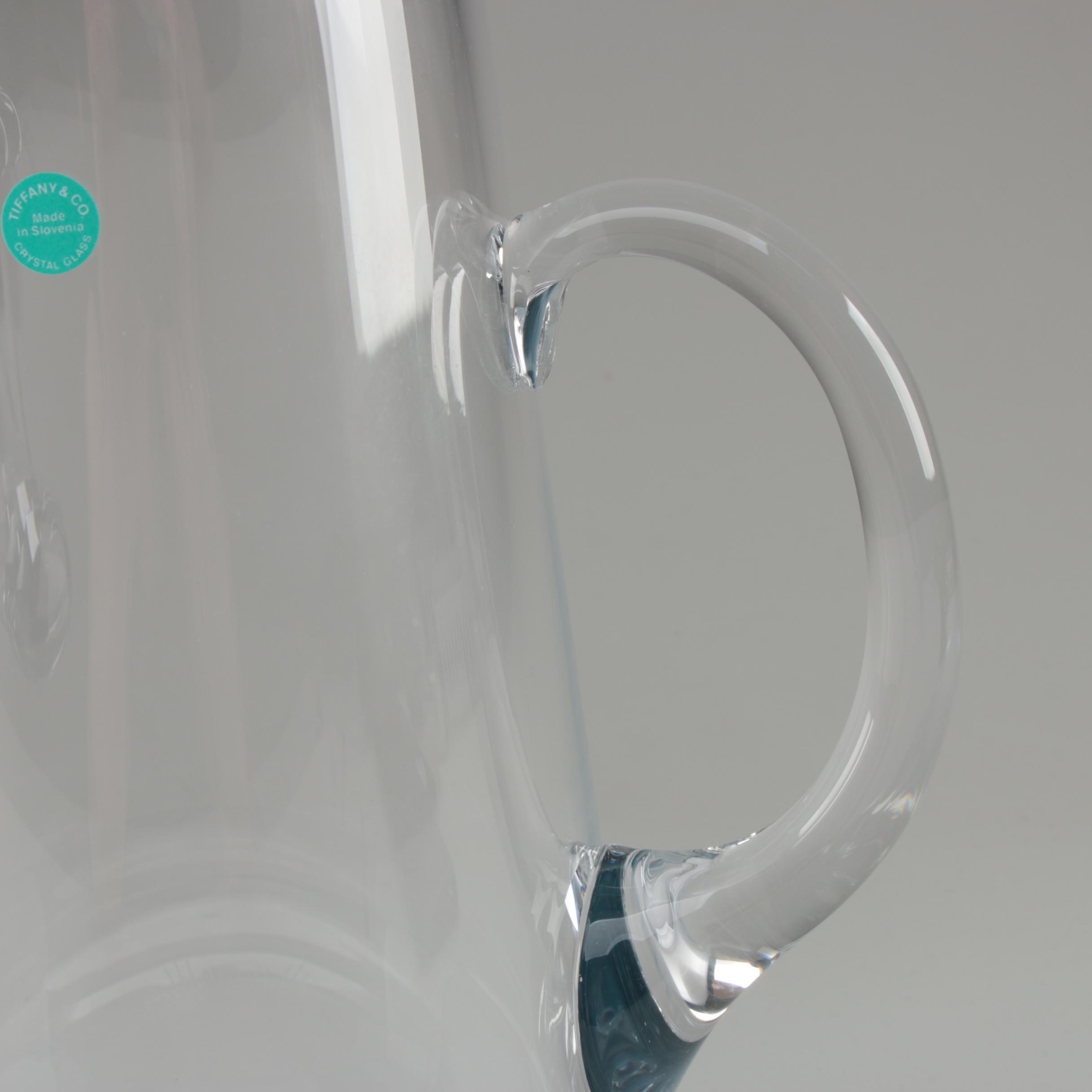 Tiffany & Co. Crystal Tankard-Shaped Pitcher