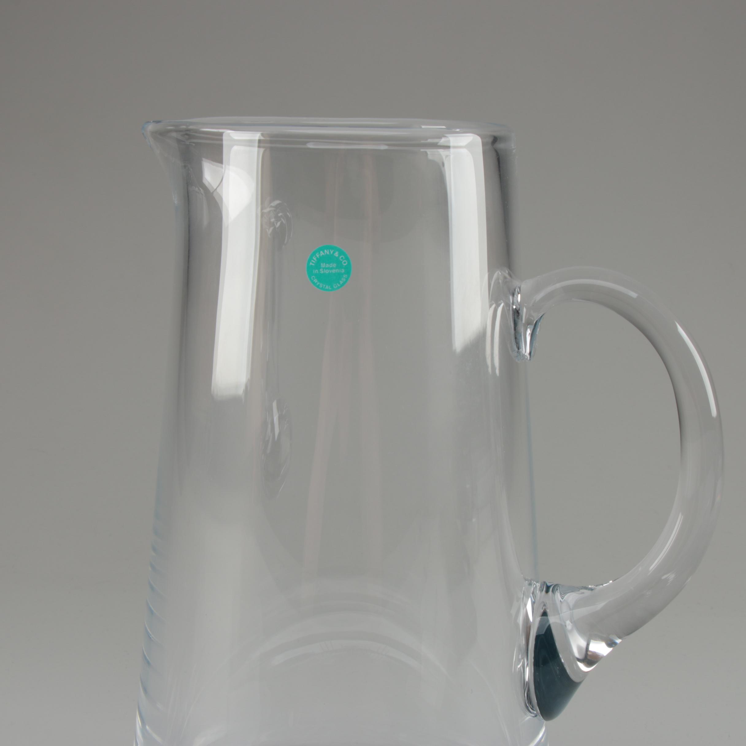 Tiffany & Co. Crystal Tankard-Shaped Pitcher