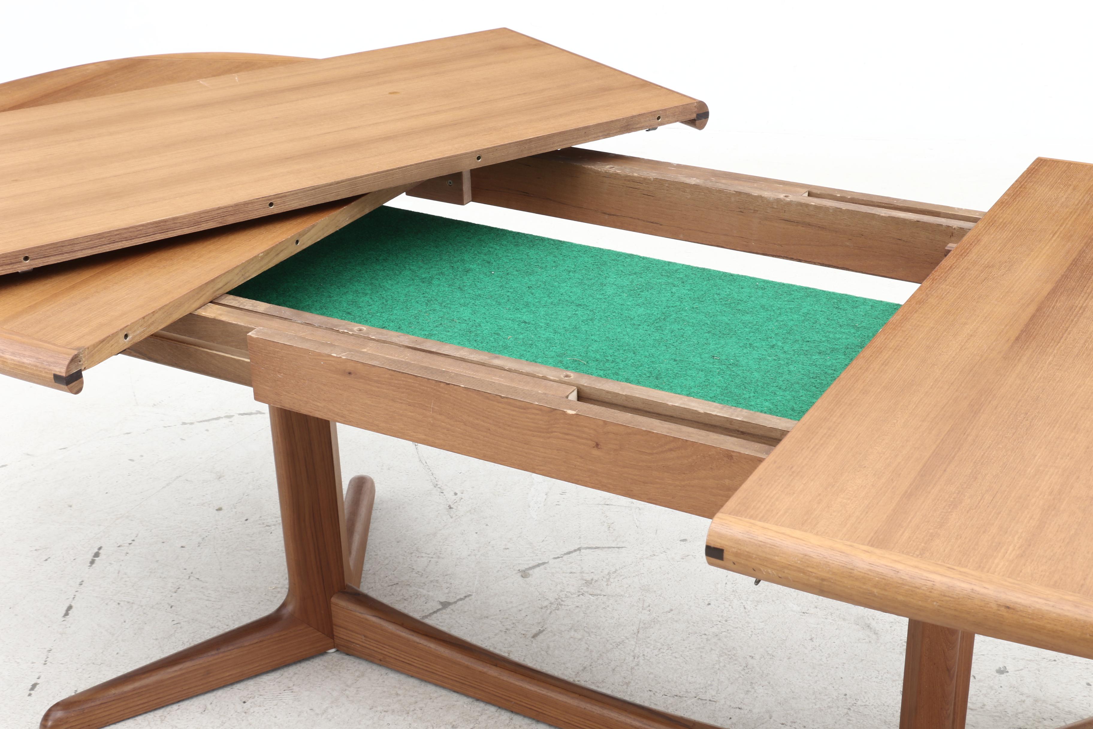 Danish Modern Teak Dining Set by Benny Linden