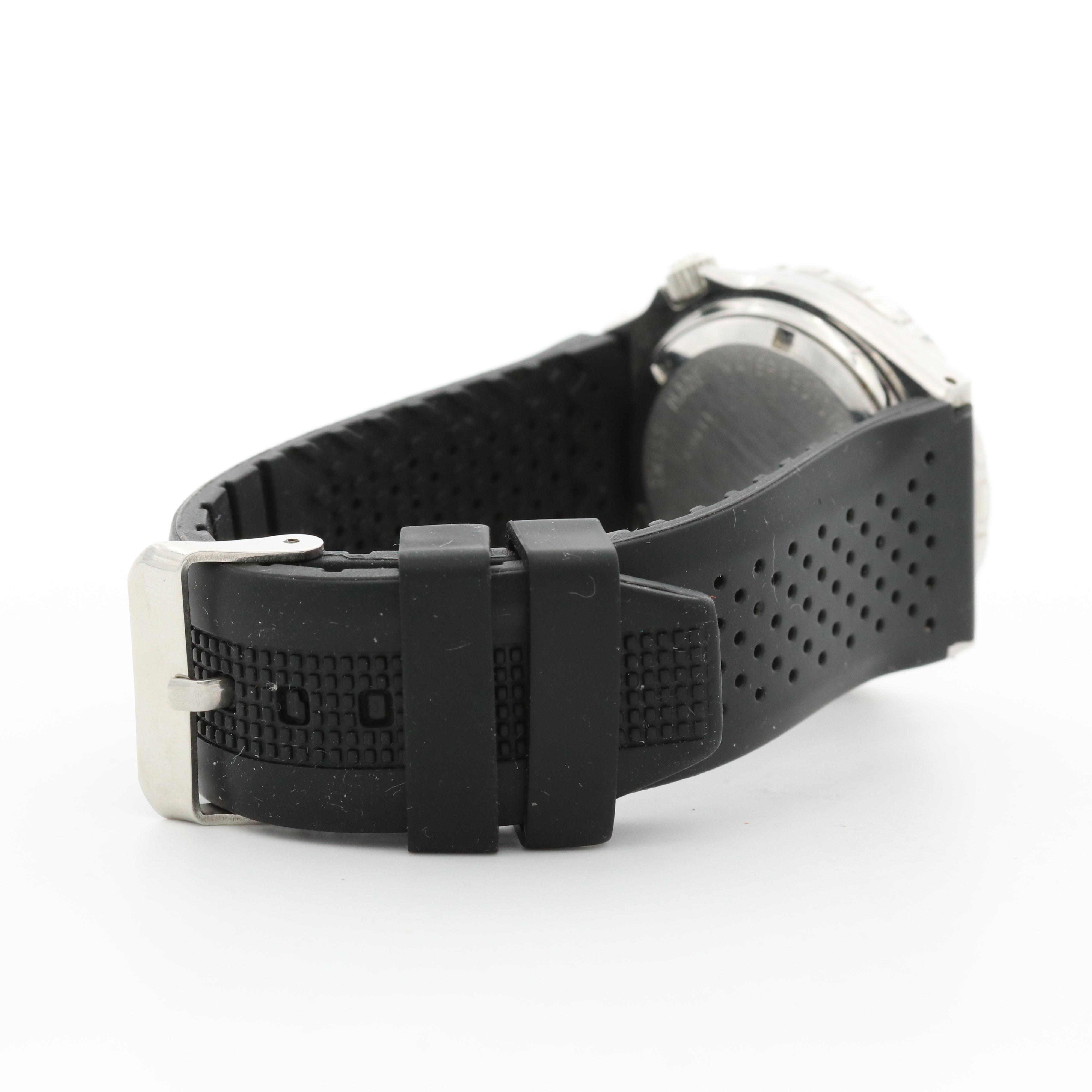 Vintage Bucherer Stainless Steel Quartz Dive Watch