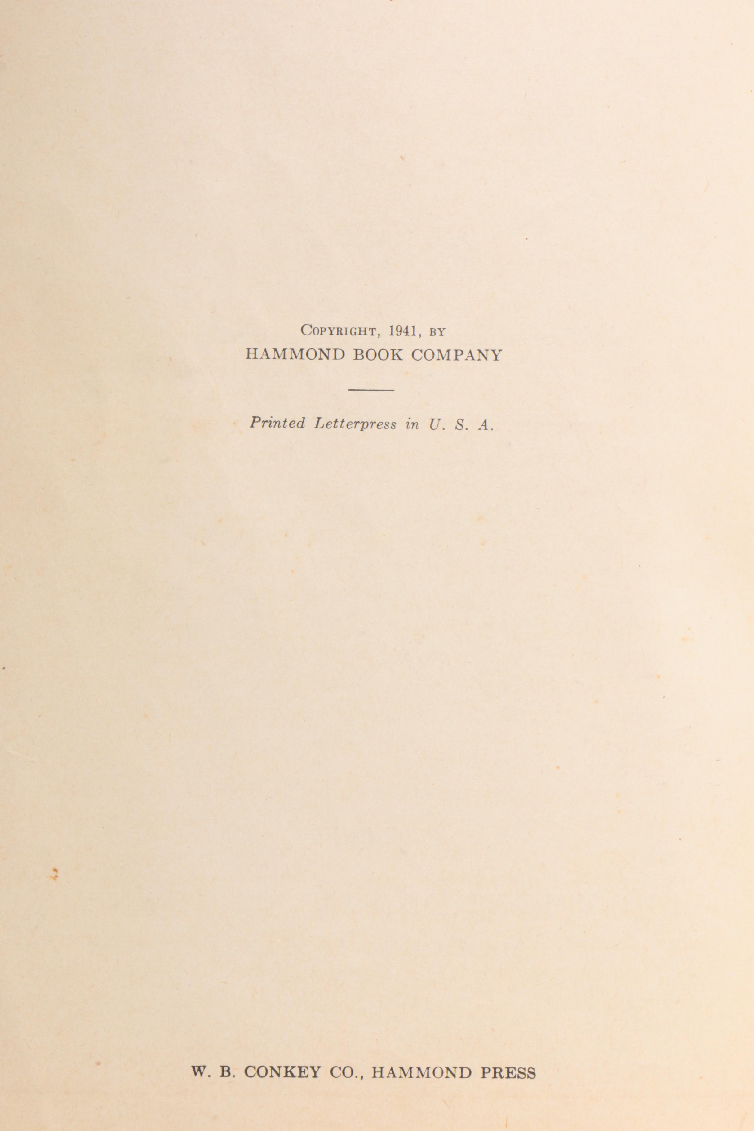 "The Old Herb Doctor" Illustrated Recipe Book by Hammond Book Co., 1941