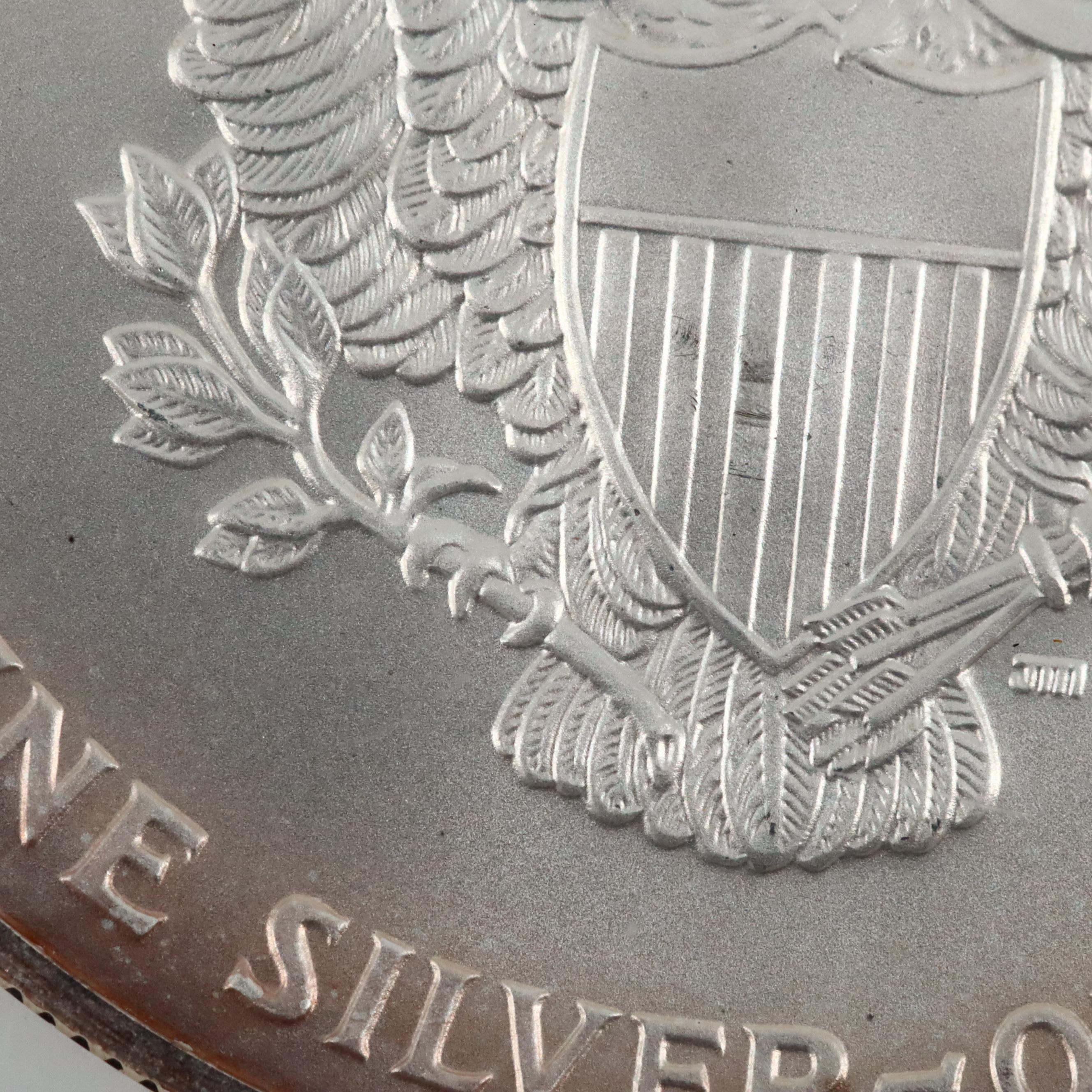 2001 American Silver Eagle $1 Coin Recovered From World Trade Center Ground Zero