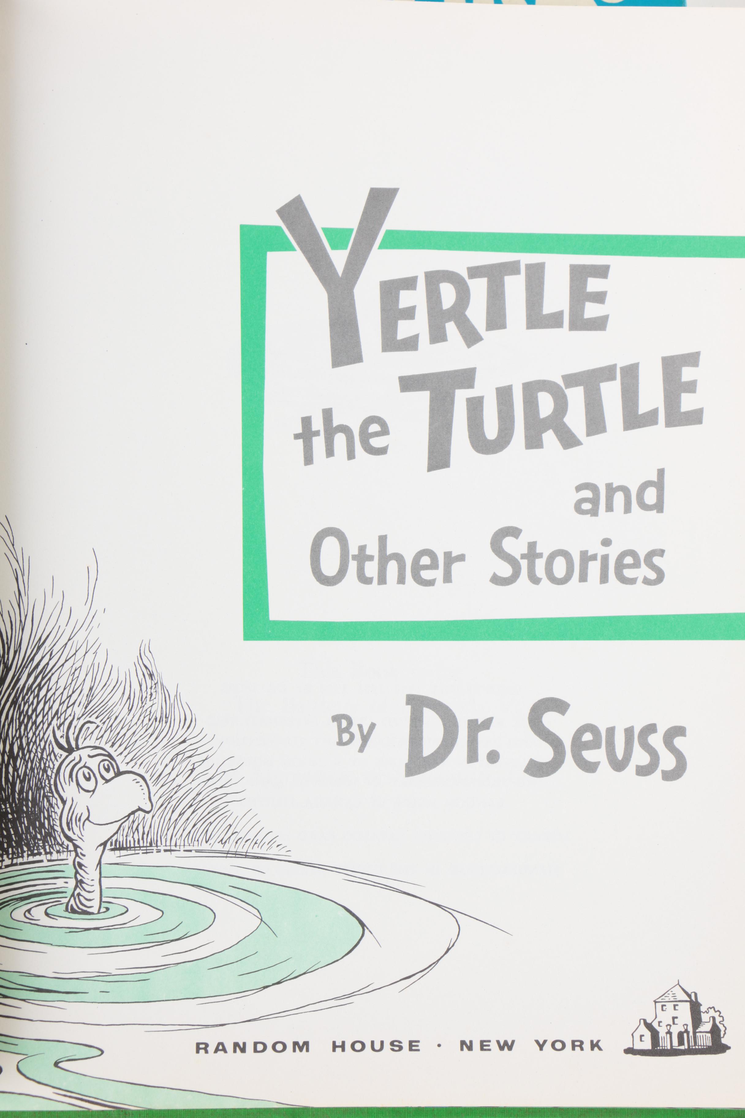 Dr. Seuss Books including "The Lorax" and "The 500 Hats of Bartholomew Cubbins"