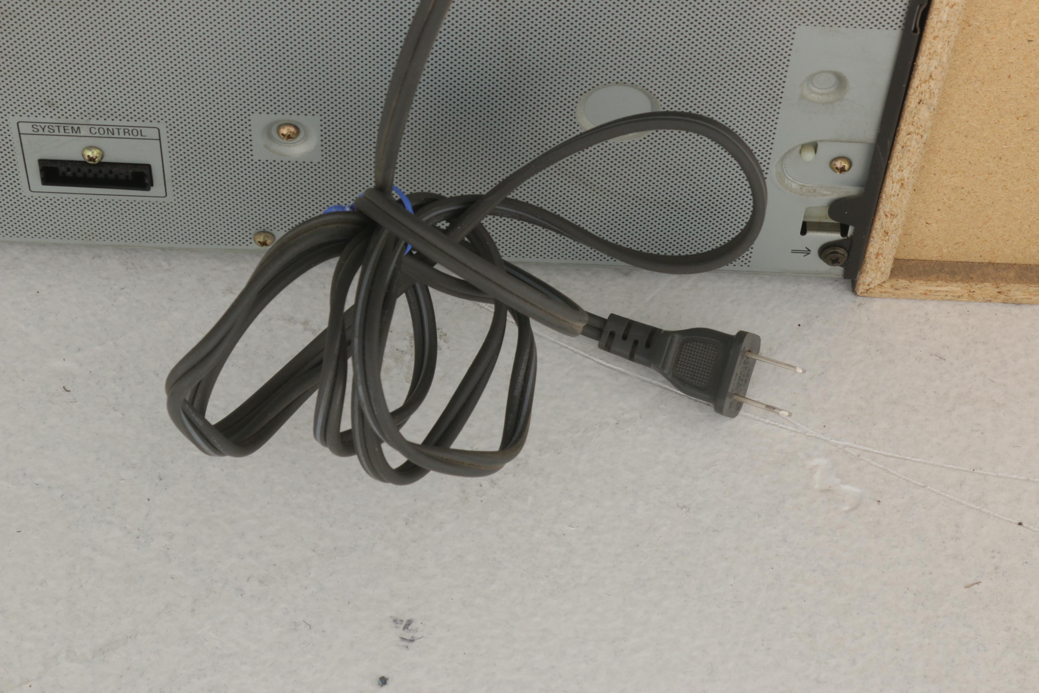 Sony Stereo System with AM/FM Receiver, CD/Cassette Player and Speakers