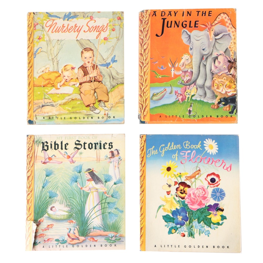 Collection of Little Golden Books Children's Stories, 1943