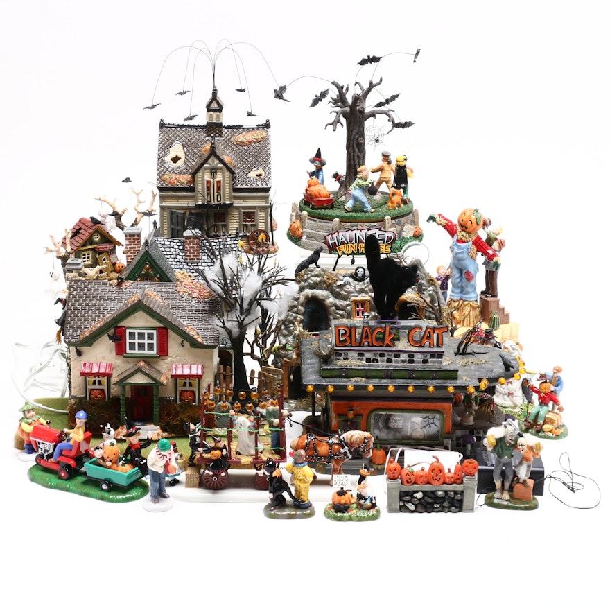 Department 56 Halloween Houses and Accessories