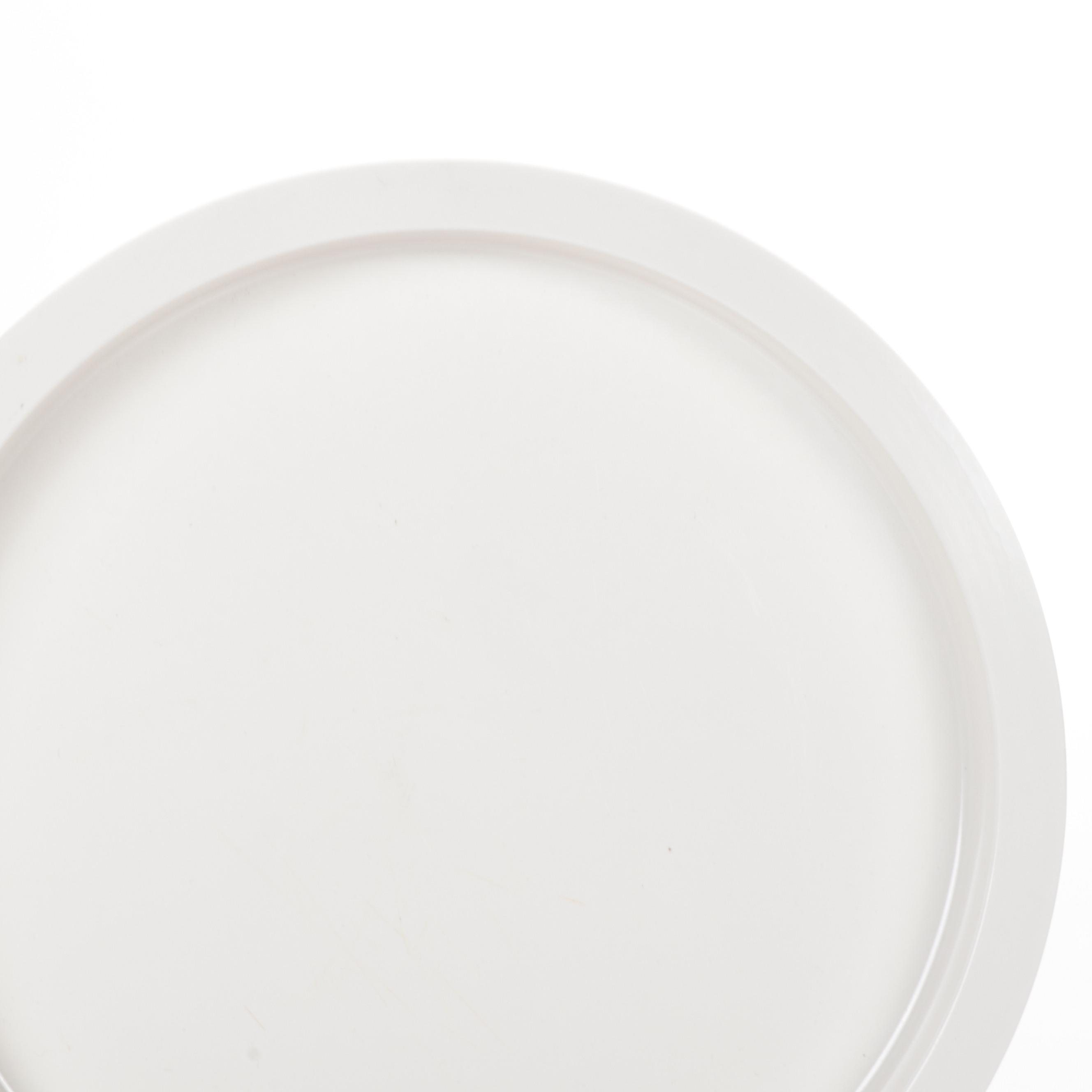 Dansk Gunnar Cyren White Melmac Stackable Dinnerware, Mid-Century