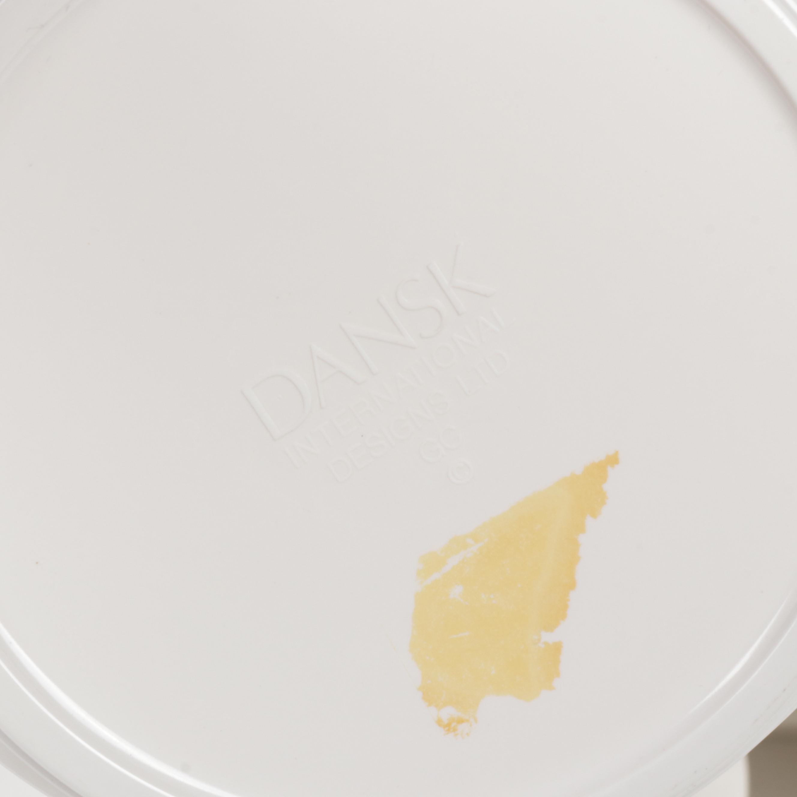 Dansk Gunnar Cyren White Melmac Stackable Dinnerware, Mid-Century